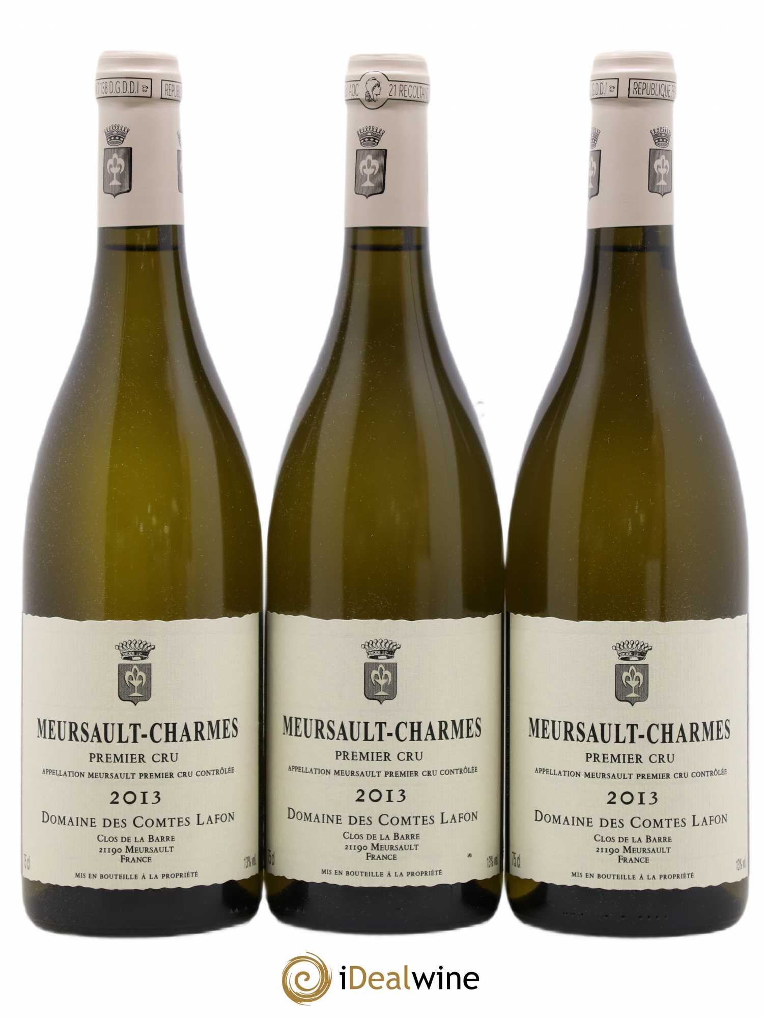 Meursault 1er Cru Charmes Comtes Lafon (Domaine des) 2013 - Lot de 3 bouteilles - 0