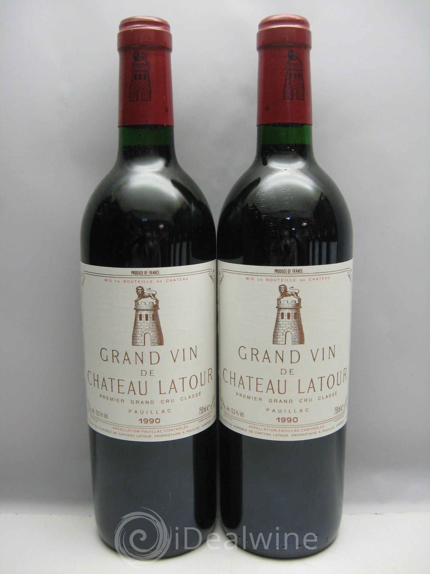 Château Latour 1er Grand Cru Classé 1990 - Lot de 12 bouteilles - 0