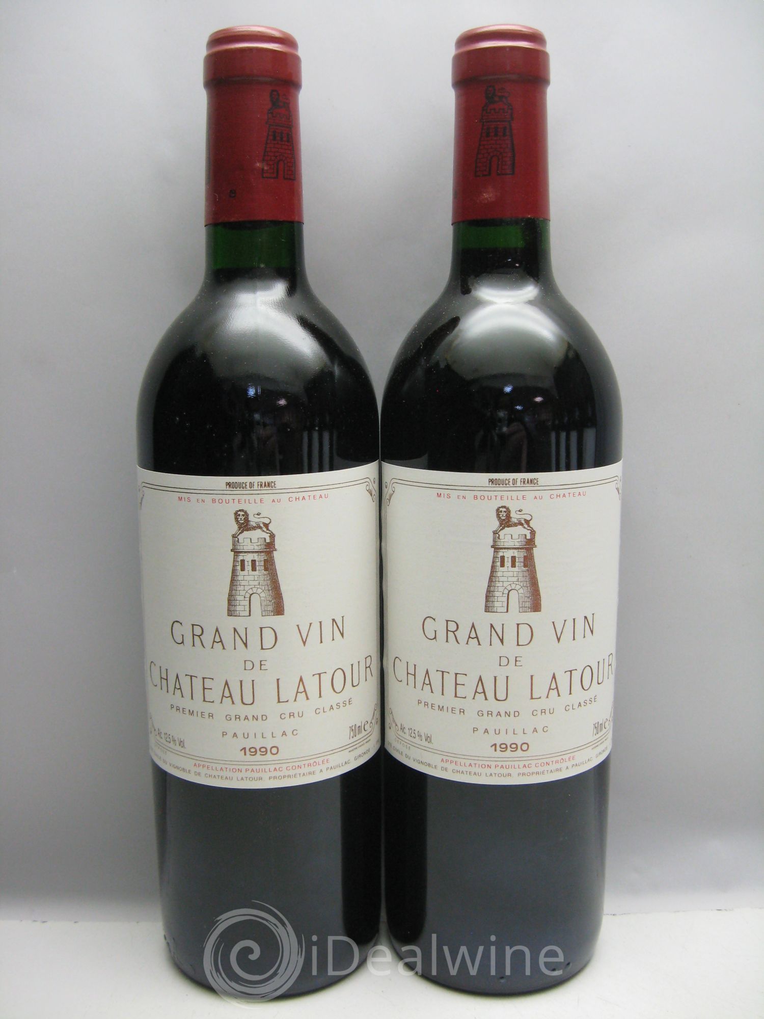 Château Latour 1er Grand Cru Classé 1990 - Lot de 12 bouteilles - 1