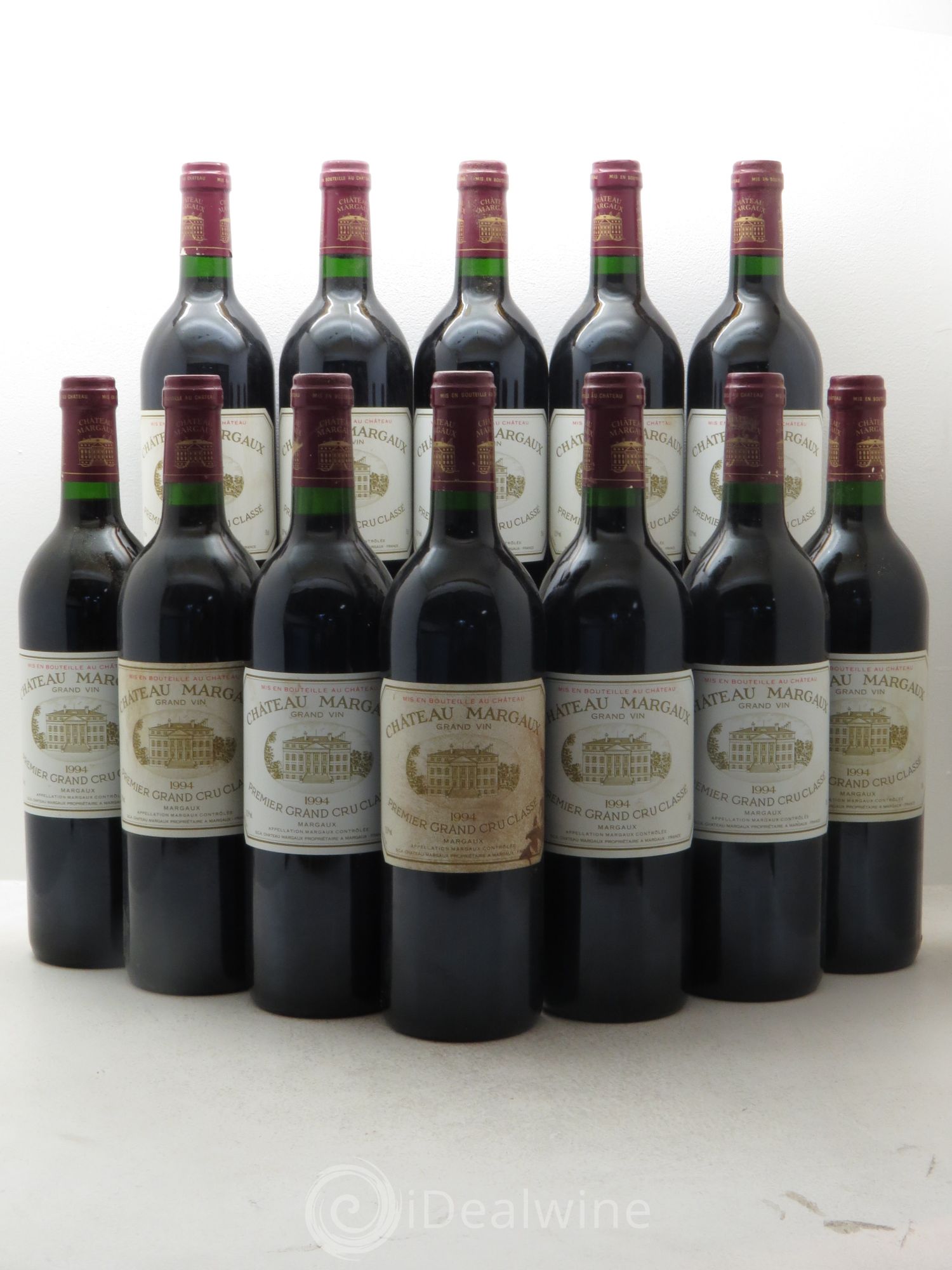 Château Margaux 1er Grand Cru Classé 1994 - Lot de 12 bouteilles - 0