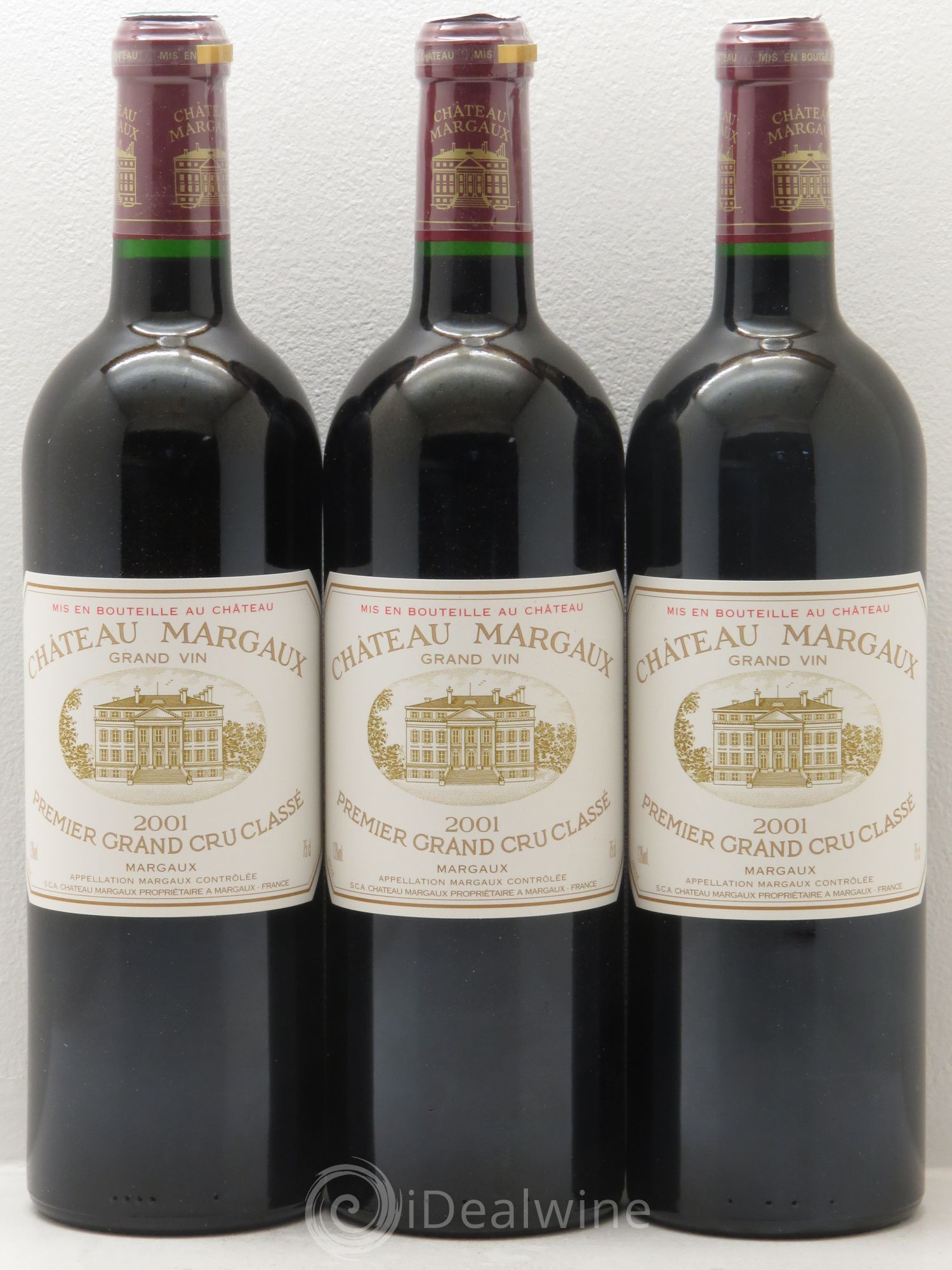 Château Margaux 1er Grand Cru Classé 2001 - Lot de 6 bouteilles - 2