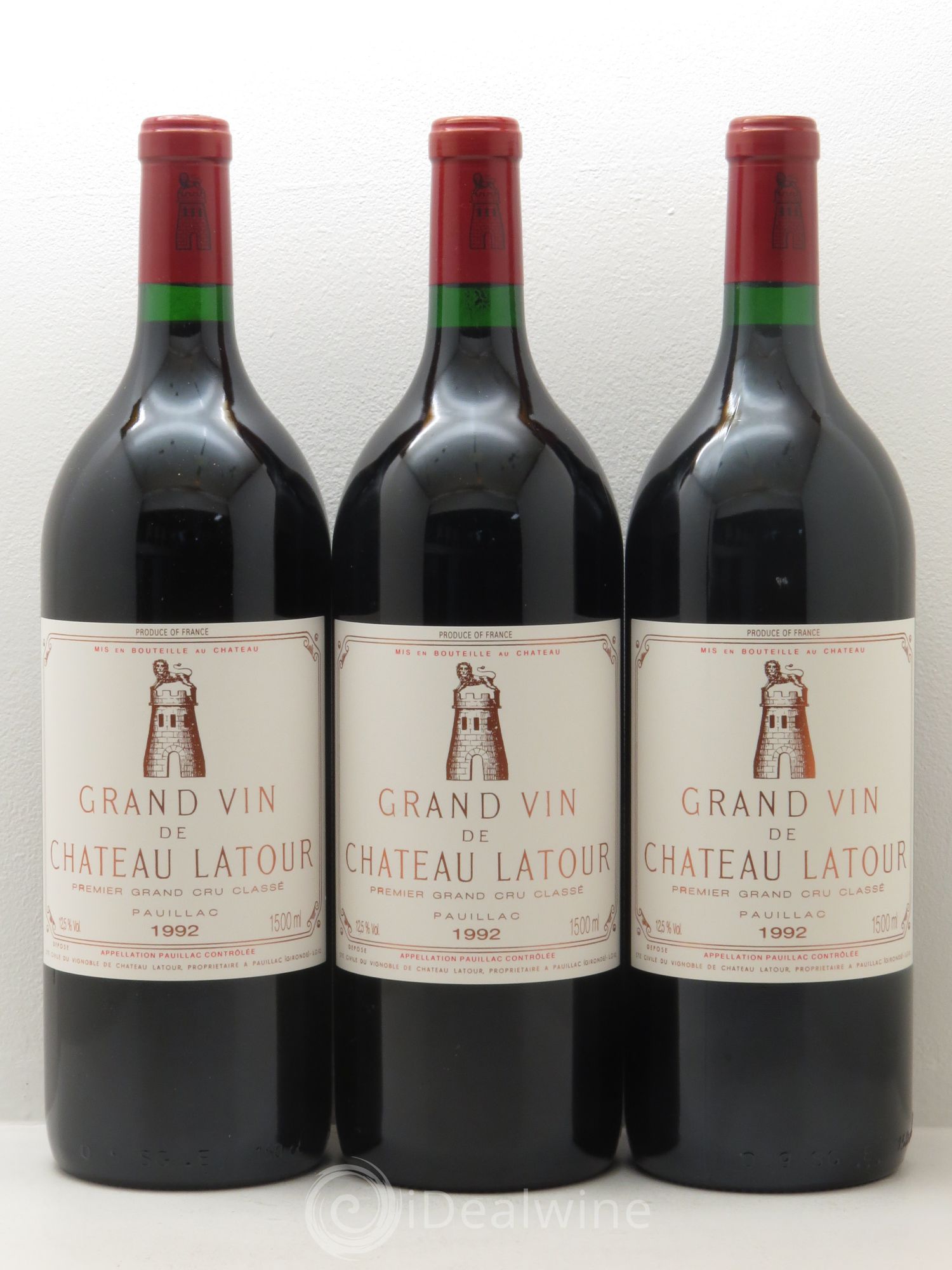 Château Latour 1er Grand Cru Classé 1992 - Lot de 6 magnums - 1
