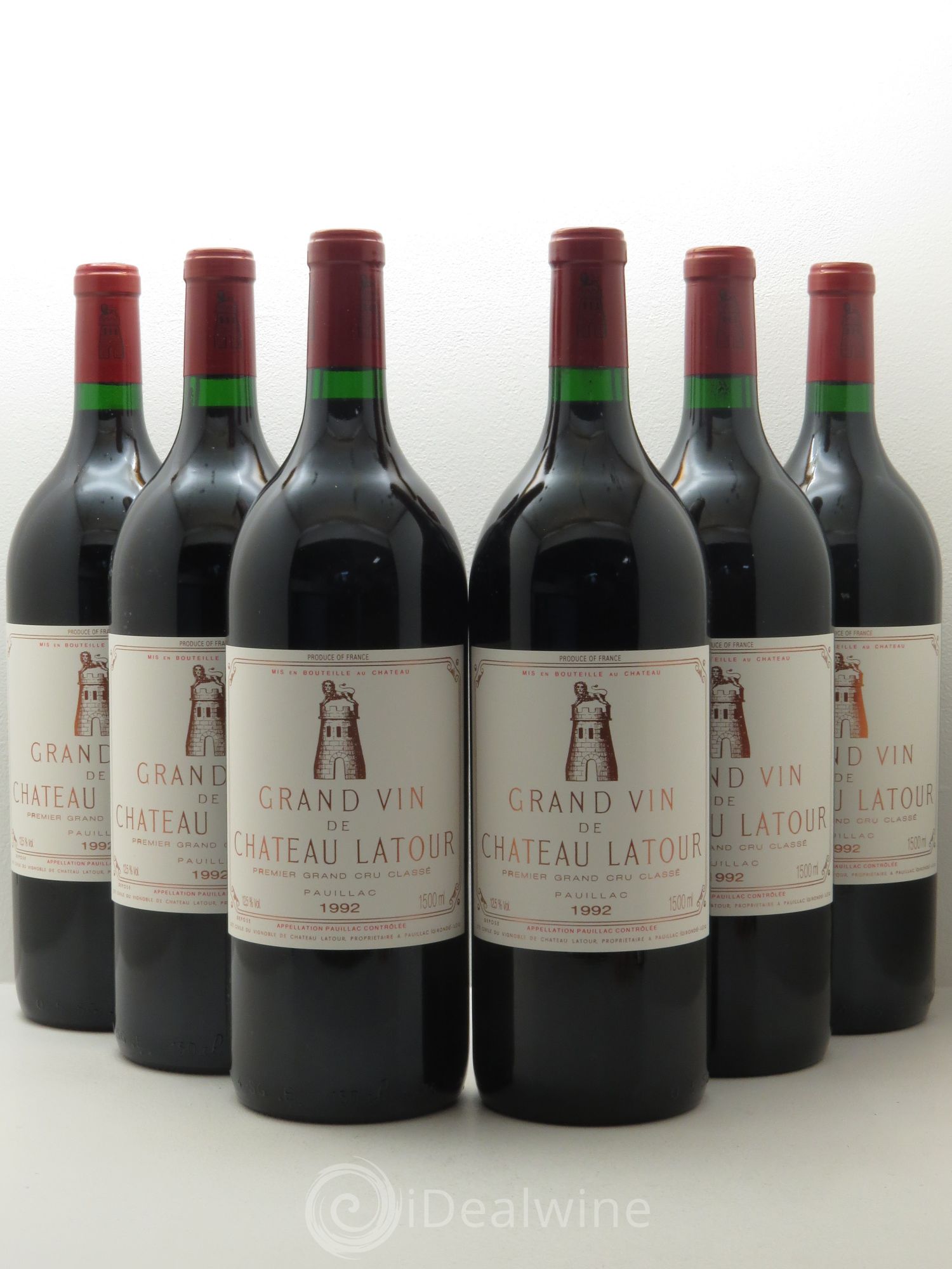 Château Latour 1er Grand Cru Classé 1992 - Lot de 6 magnums - 0