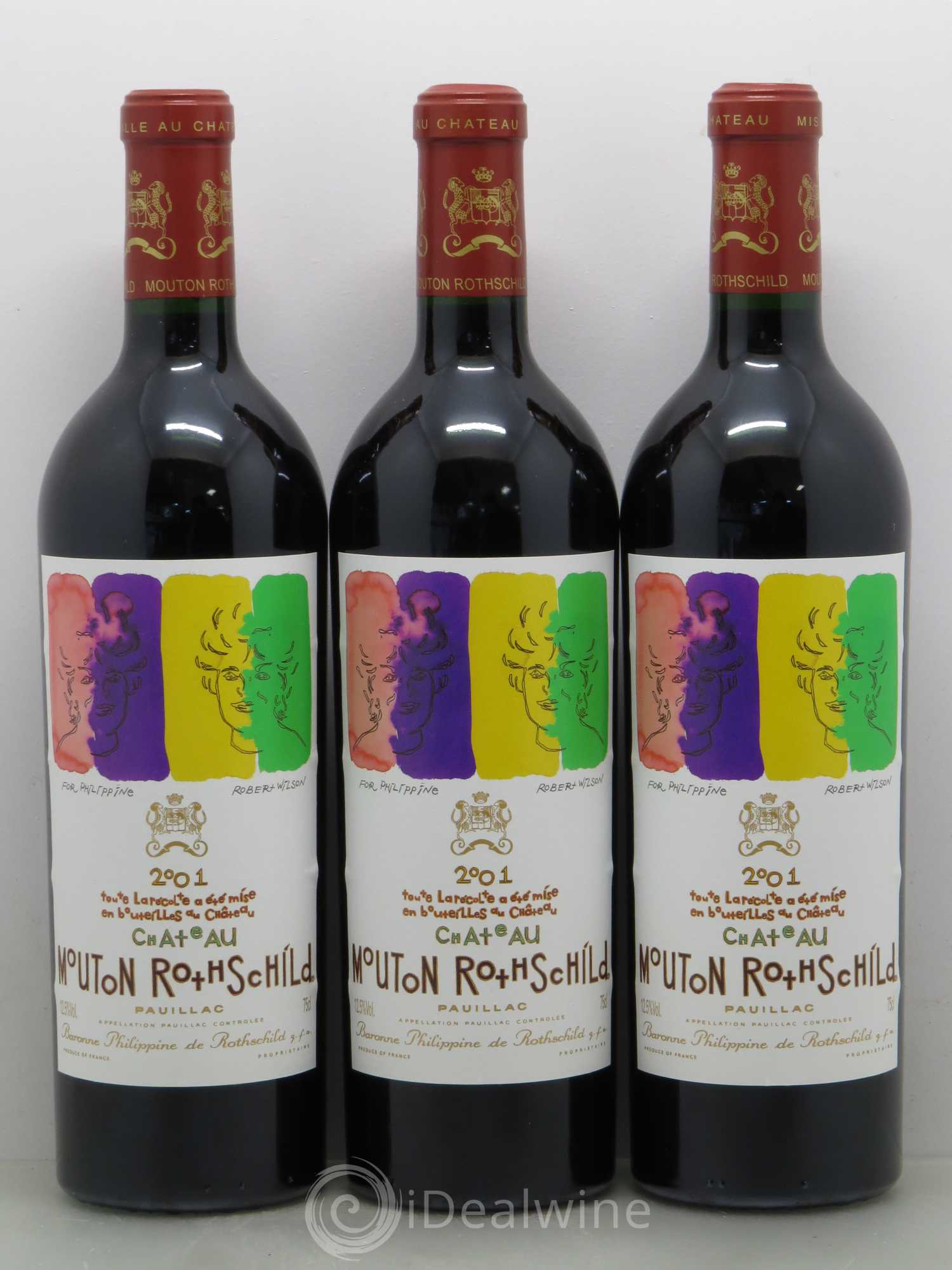 Château Mouton Rothschild 1er Grand Cru Classé 2001 - Lot de 12 bouteilles - 5