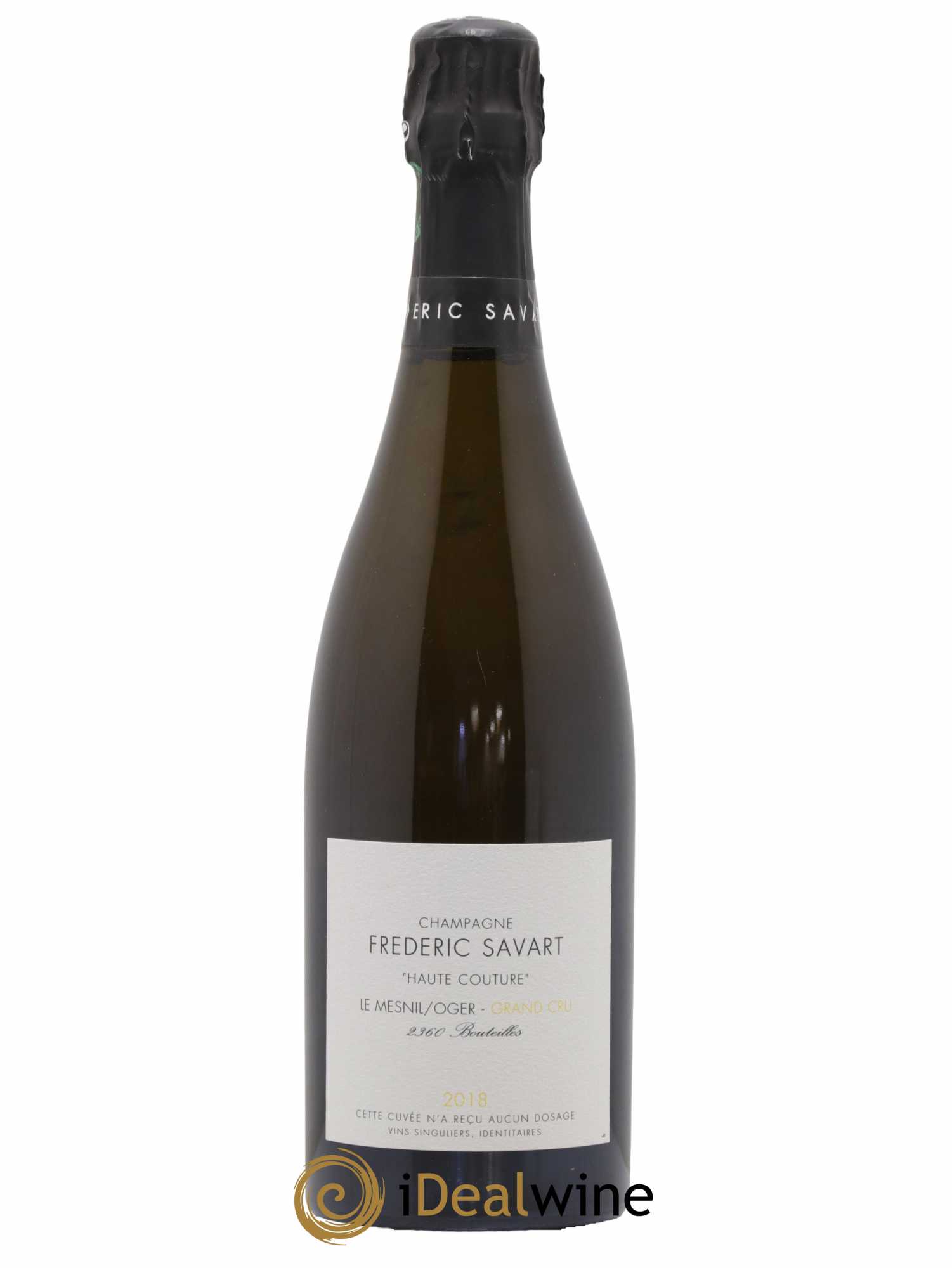 Haute Couture Le Mesnil sur Oger Extra-Brut Savart 2018 - Lot de 1 bouteille - 0