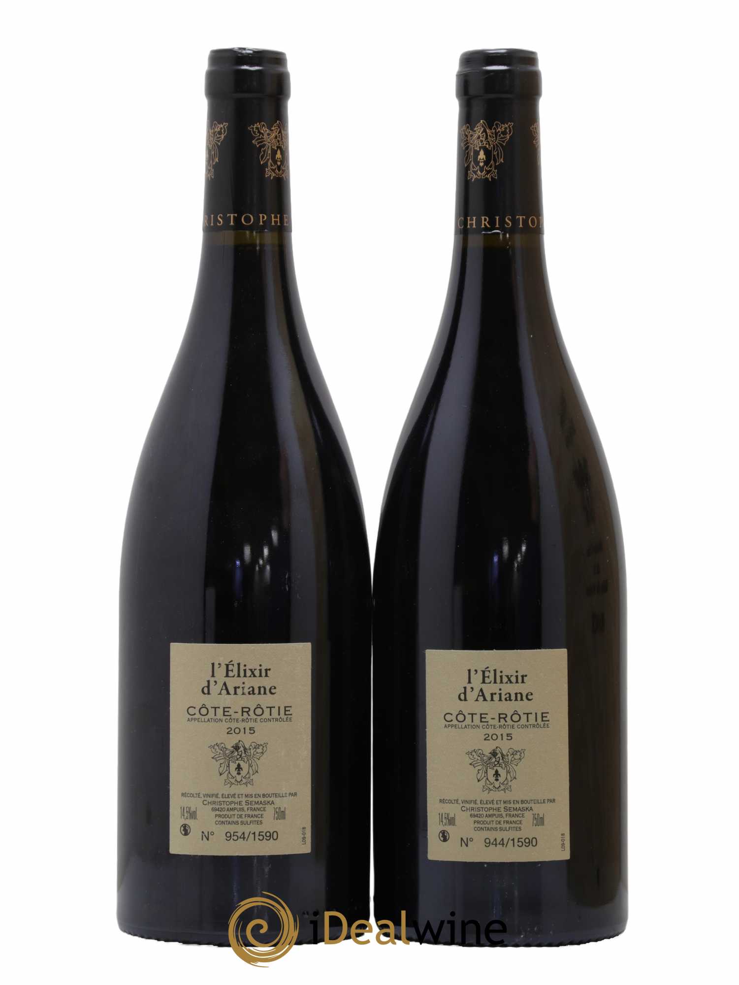 Côte-Rôtie Semaska Elixir D'Ariane 2015 - Lot de 2 bouteilles - 2