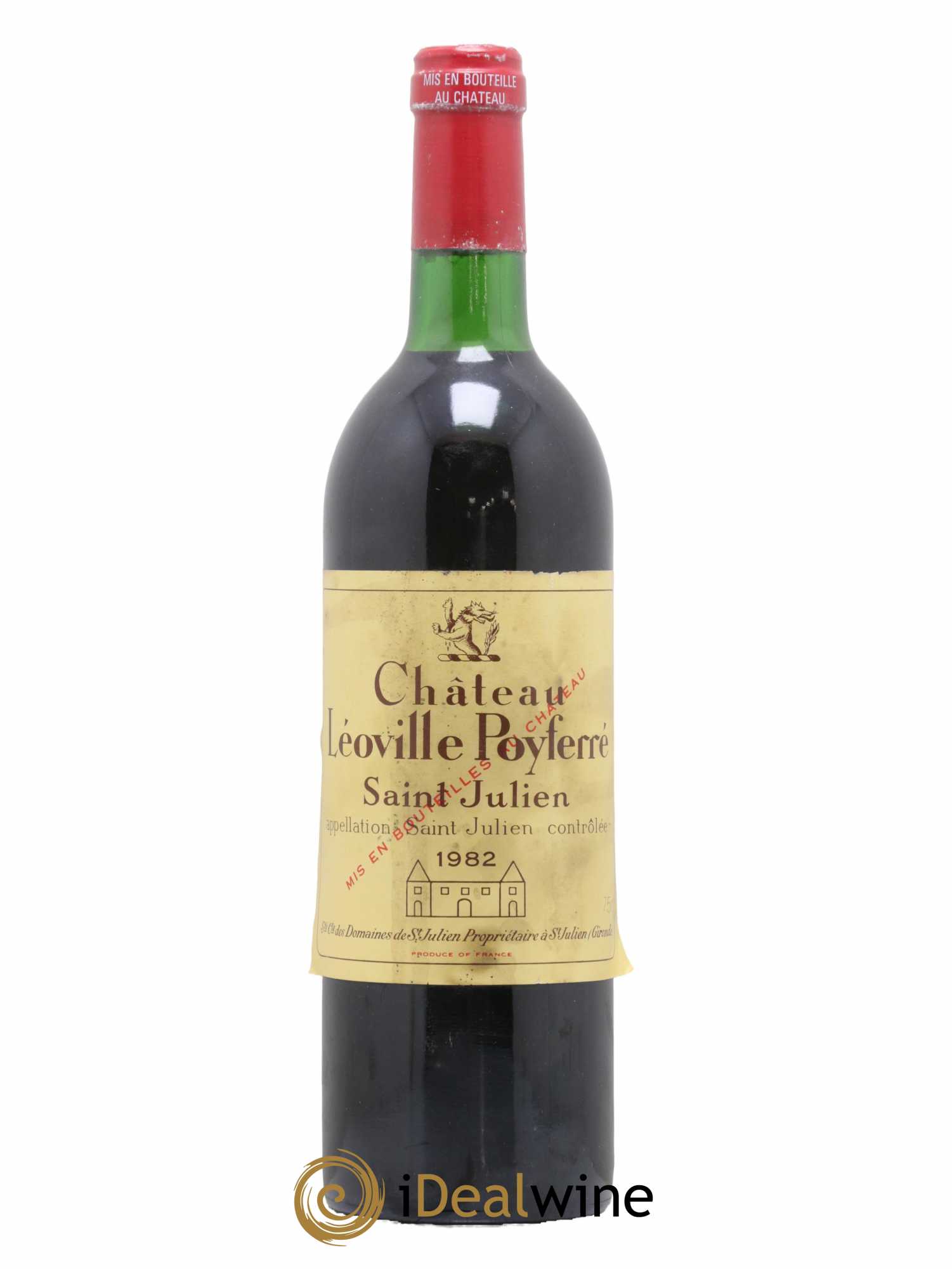 Château Léoville Poyferré 2ème Grand Cru Classé 1982 - Lot de 1 bouteille - 0