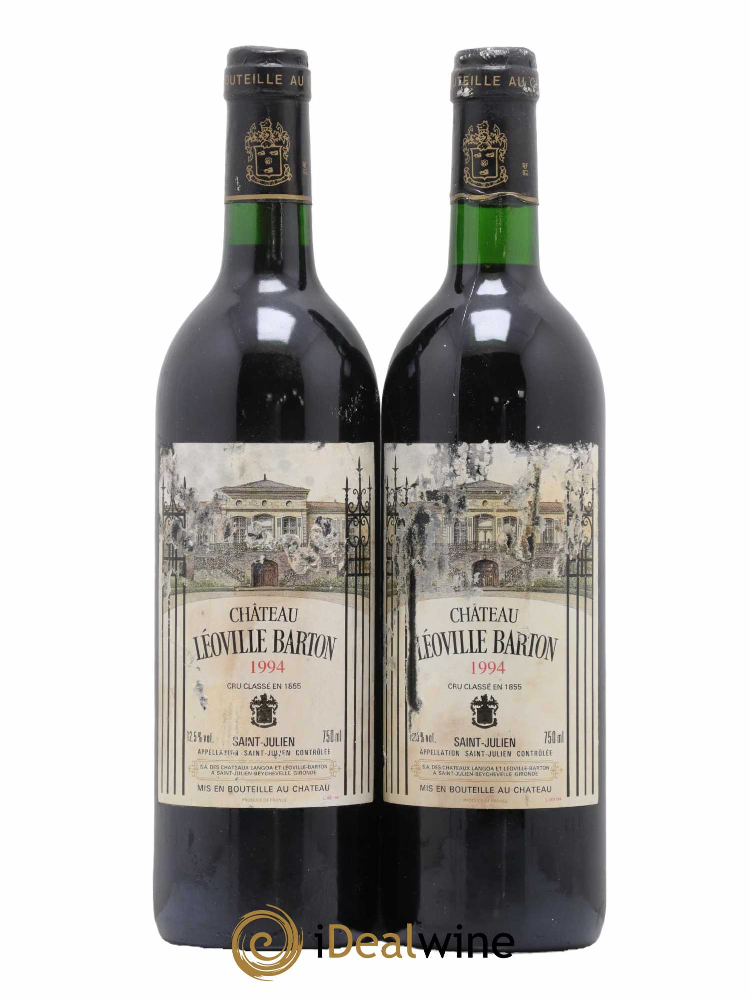 Château Léoville Barton 2ème Grand Cru Classé 1994 - Lot de 2 bouteilles - 0