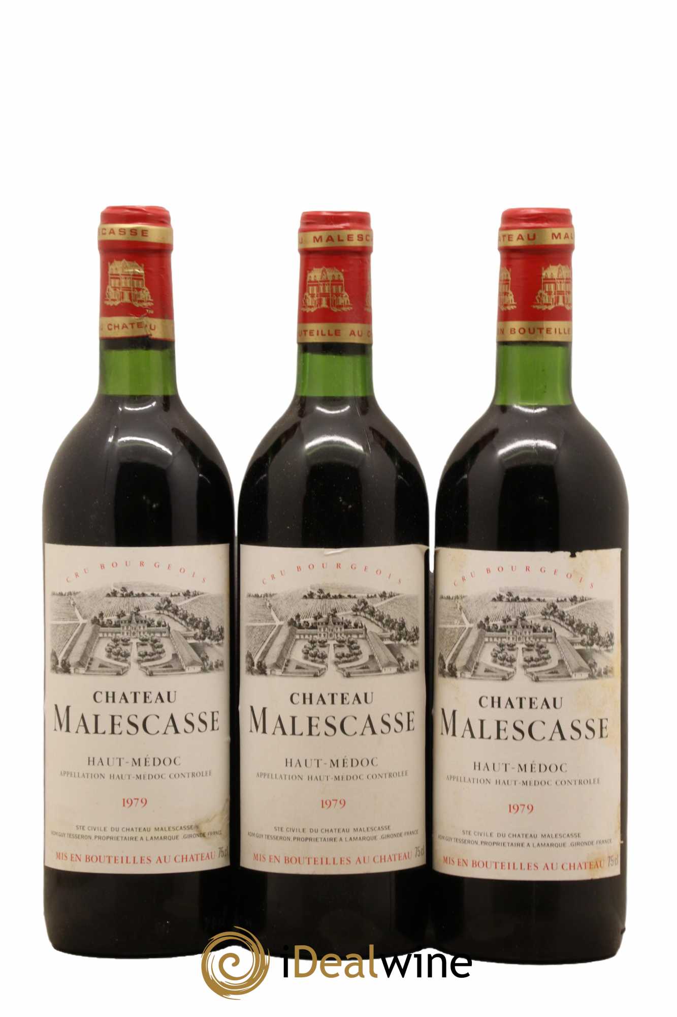 Château Malescasse Cru Bourgeois Exceptionnel 1982 - Lot de 12 bouteilles - 1