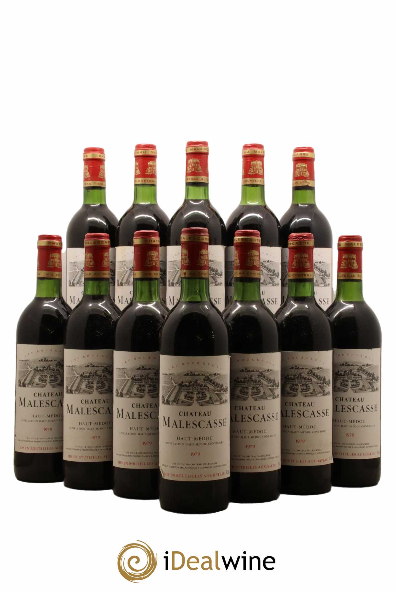 Château Malescasse Cru Bourgeois Exceptionnel 1982 - Lot de 12 bouteilles - 0