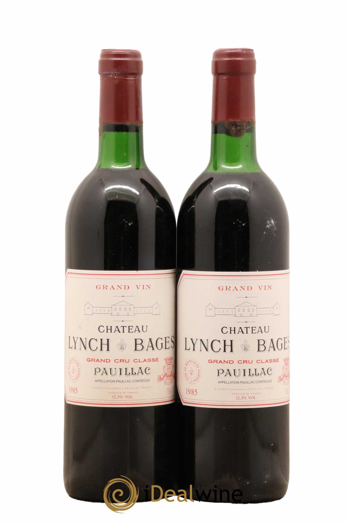 Château Lynch Bages 5ème Grand Cru Classé 1985 - Lot de 2 bouteilles - 0