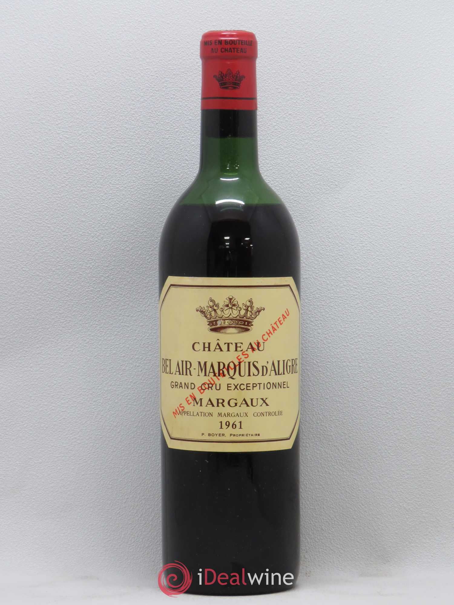 Château Bel Air Marquis d'Aligre 1961 - Posten von 1 Flasche - 0