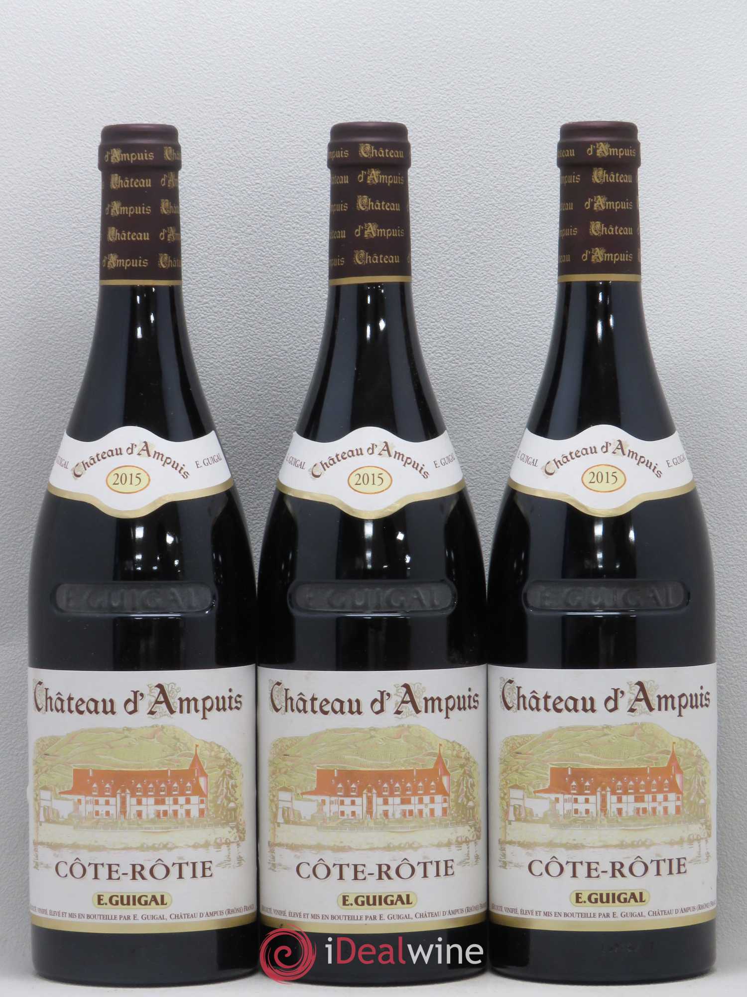 Côte-Rôtie Château d'Ampuis Guigal 2015 - Lot de 3 bouteilles - 0