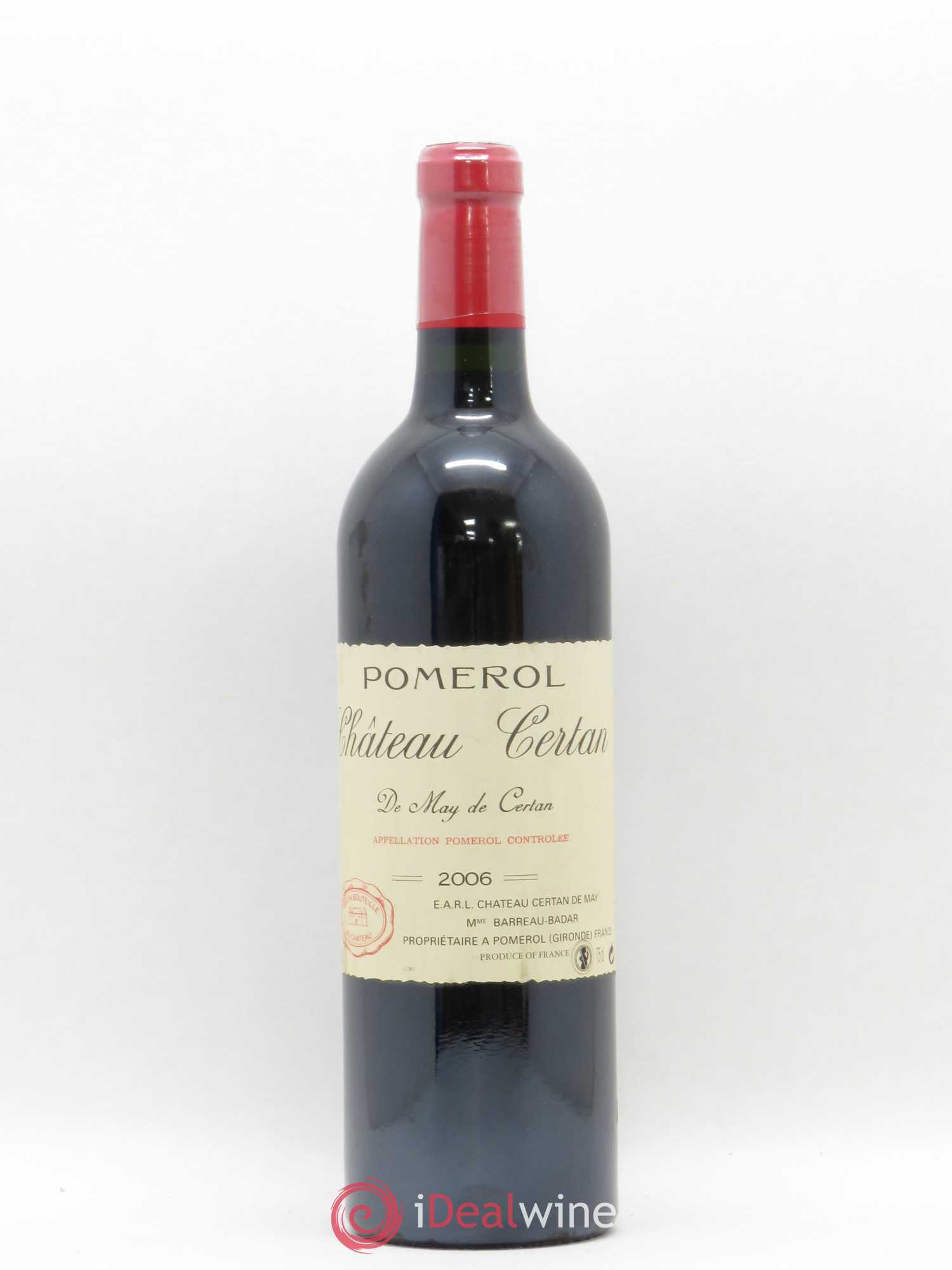 Château Certan de May 2006 - Lot de 1 bouteille - 0
