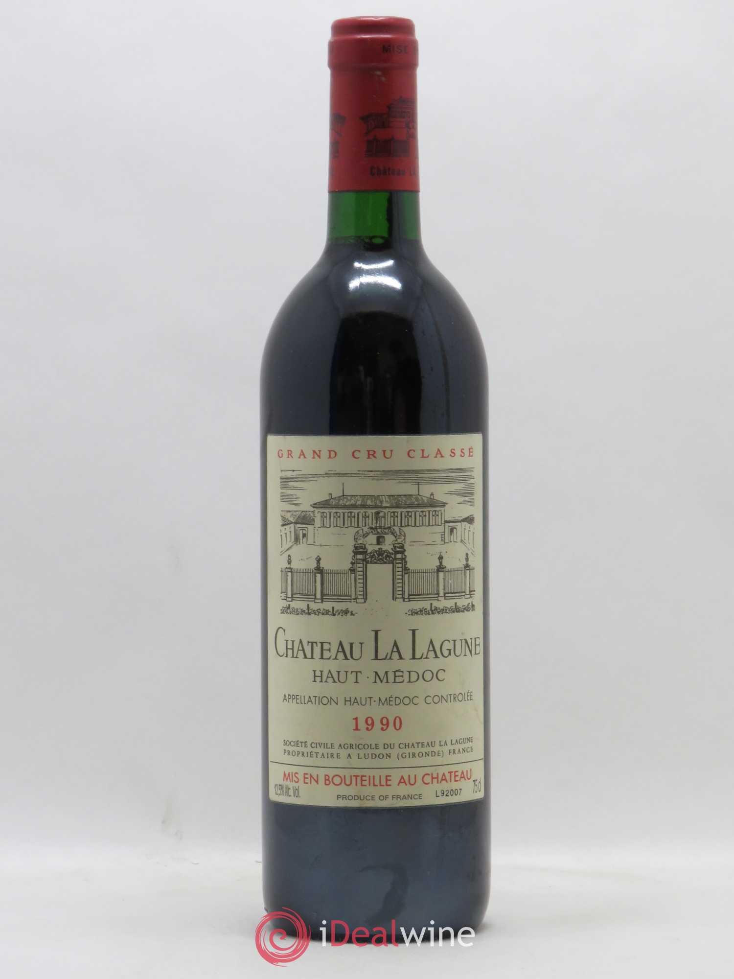 Château la Lagune 3ème Grand Cru Classé 1990 - Lot de 1 bouteille - 0