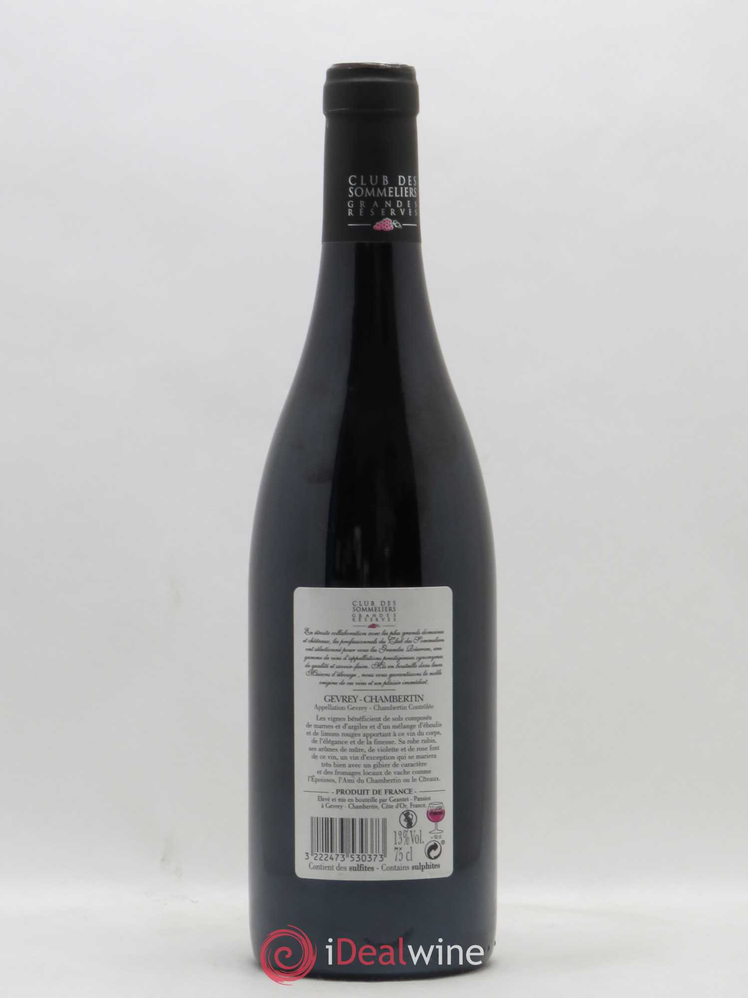 Gevrey-Chambertin Club des Sommeliers Geantet-Pansiot 2014 - Posten von 1 Flasche - 1