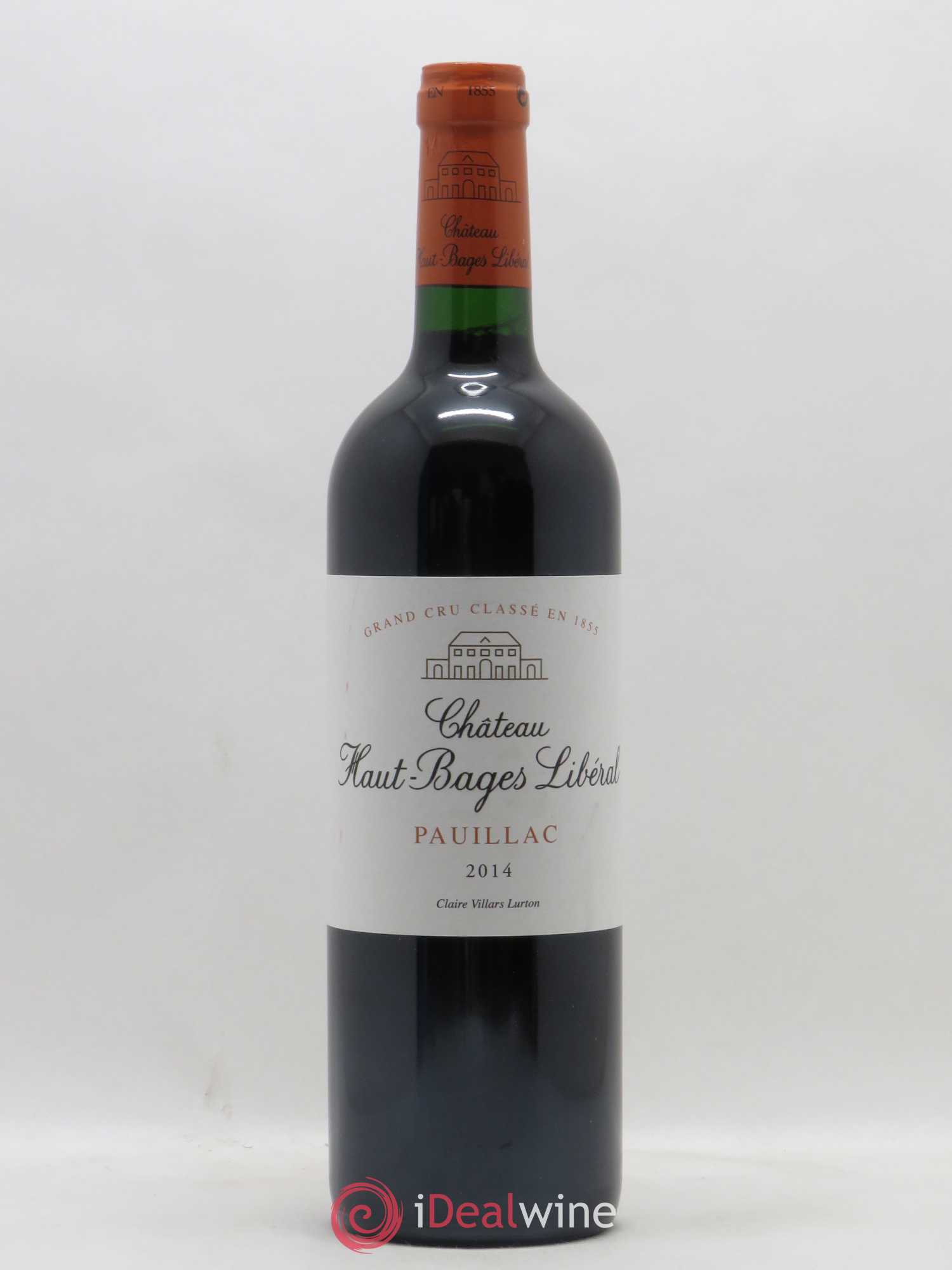 Château Haut Bages Libéral 5ème Grand Cru Classé 2014 - Lot de 1 bouteille - 0