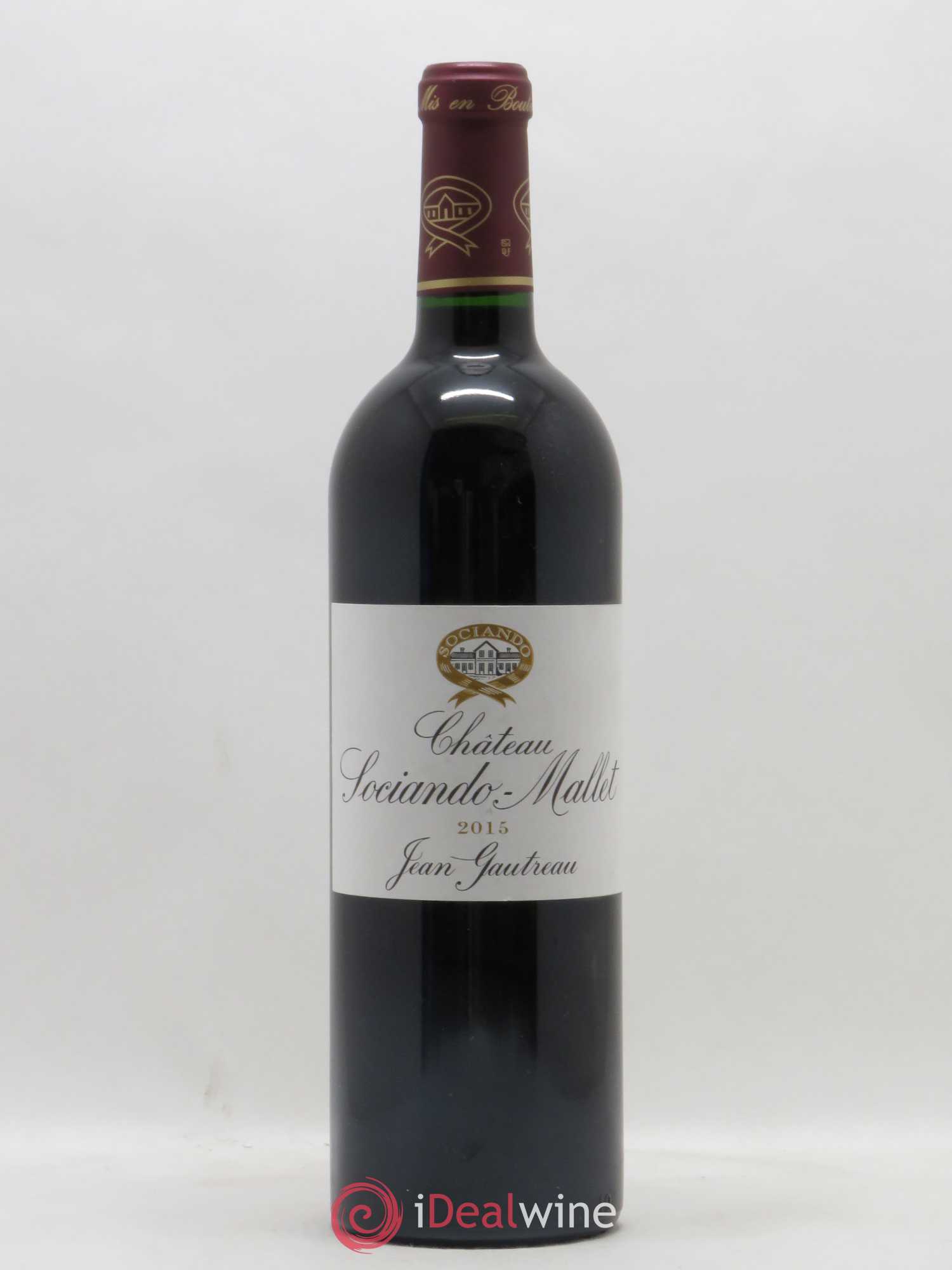 Château Sociando Mallet 2015 - Lot de 1 bouteille - 0