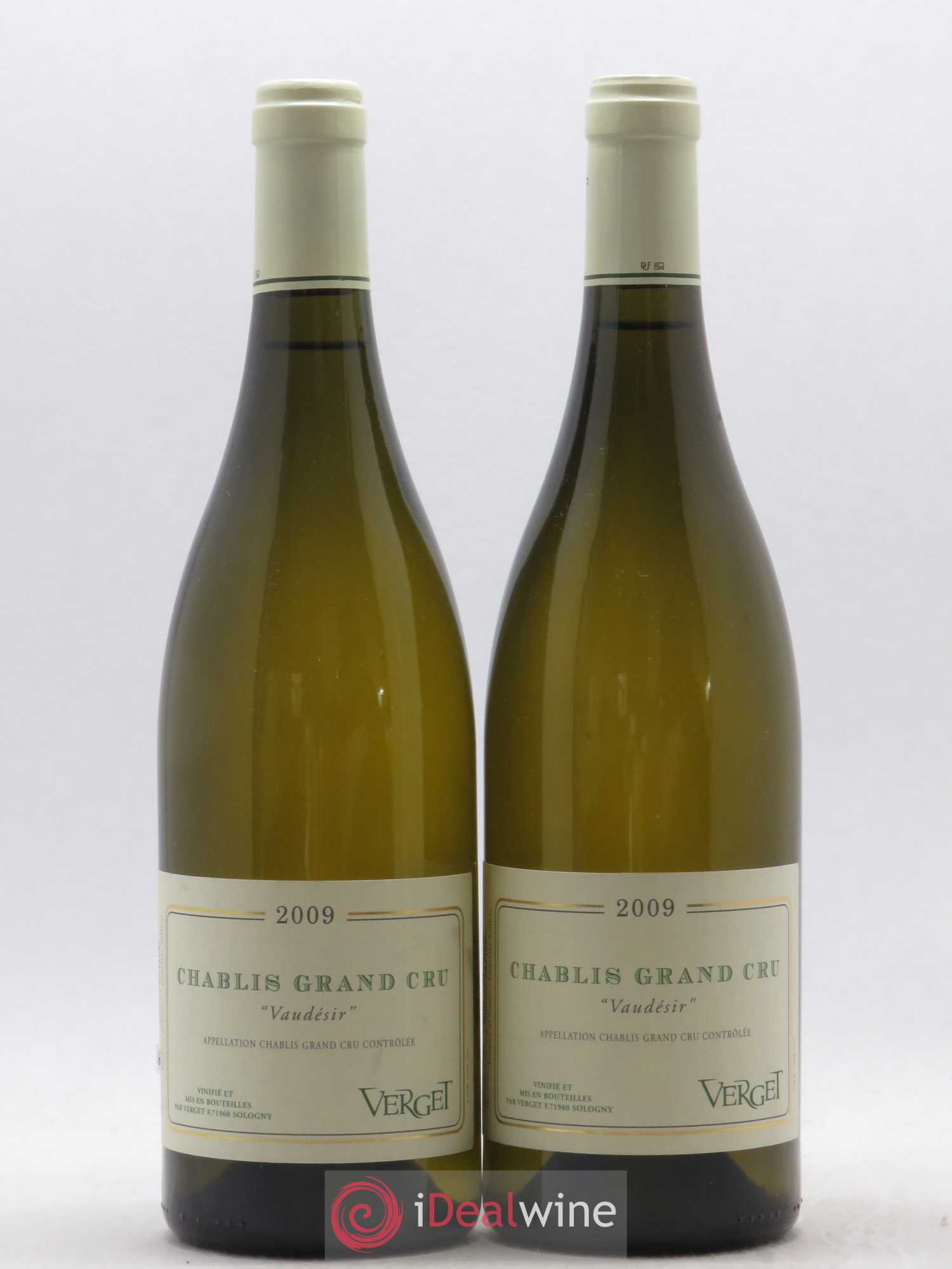 Chablis Grand Cru Vaudésir Verget 2009 - Lot de 2 bouteilles - 0