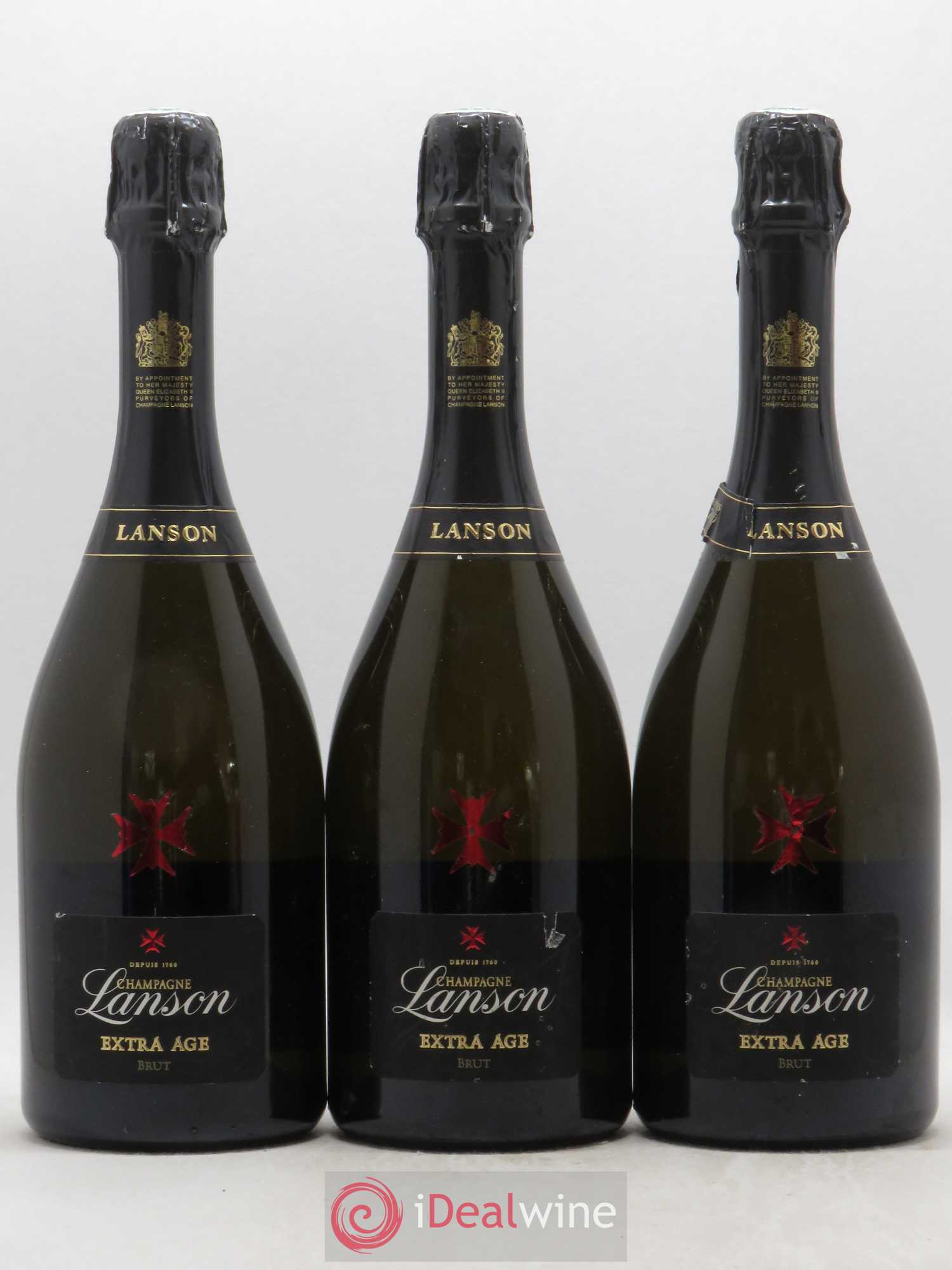 Champagne Lanson Extra Age Brut - Lot de 3 bouteilles - 0