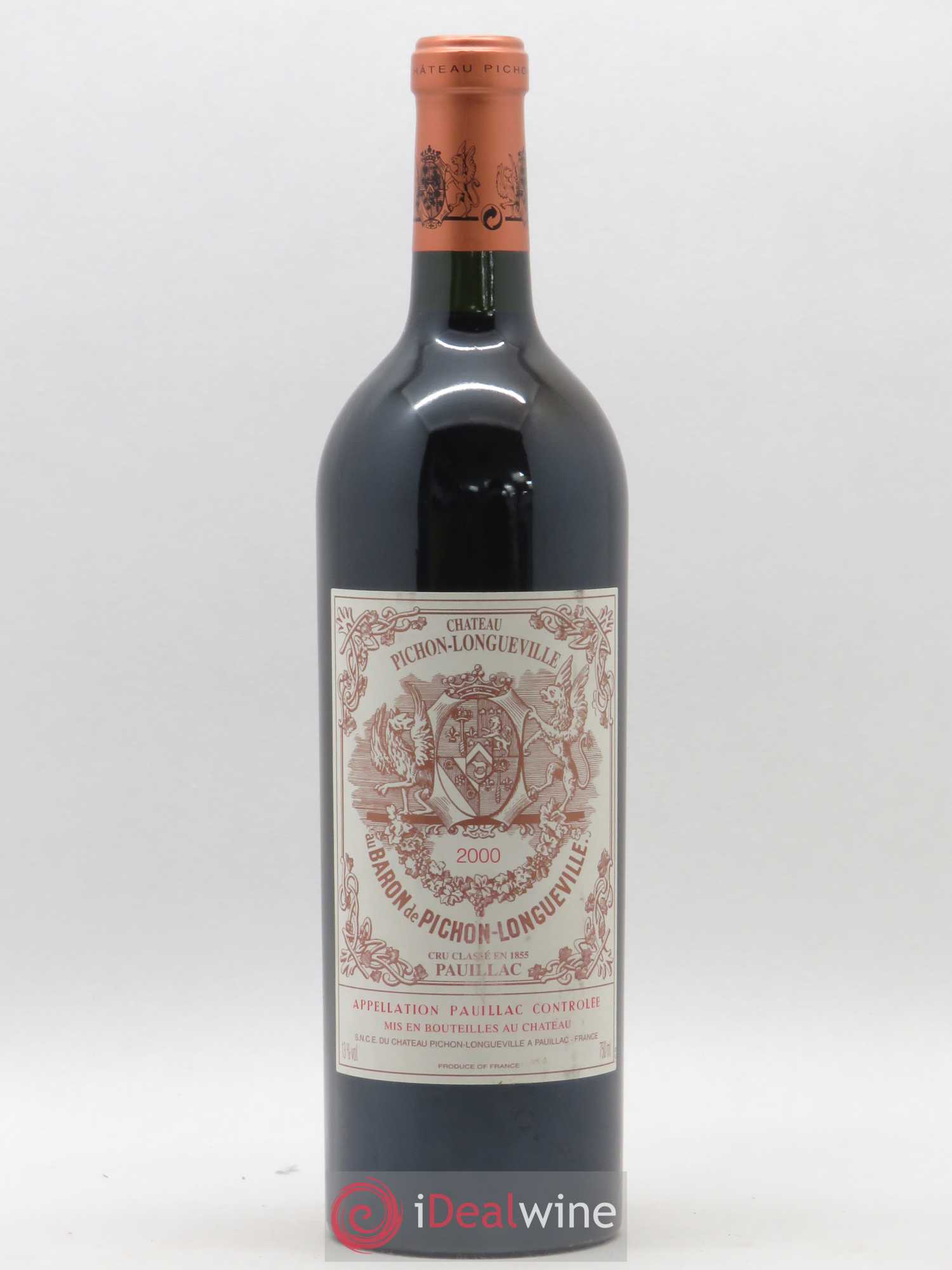 Pichon Longueville Baron 2ème Grand Cru Classé 2000 - Lot de 1 bouteille - 0