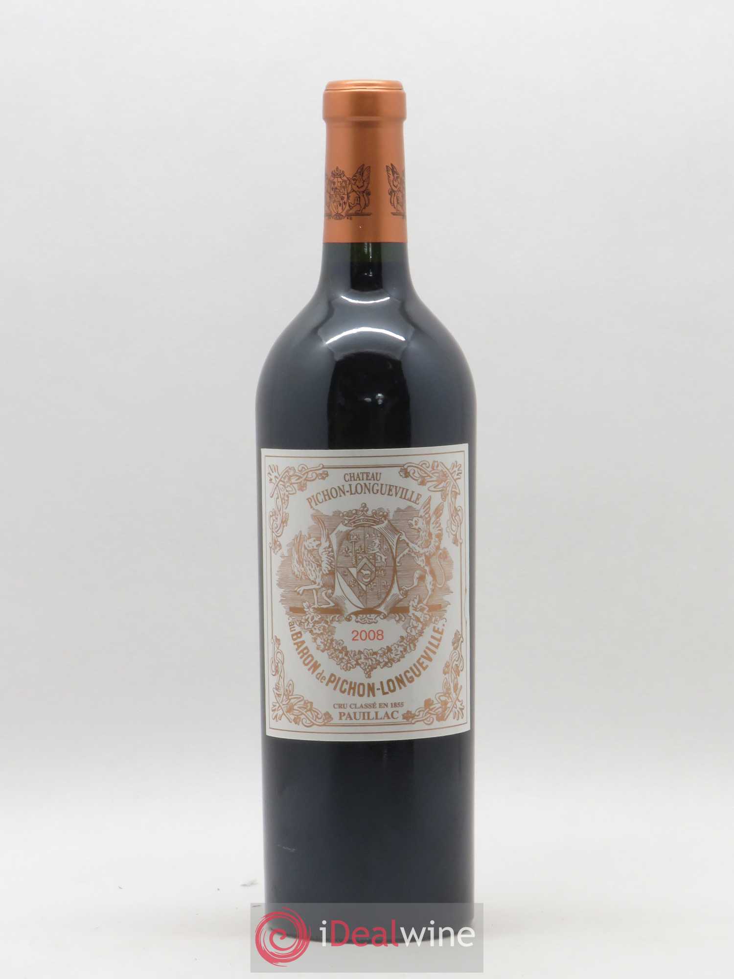 Pichon Longueville Baron 2ème Grand Cru Classé 2008 - Lot de 1 bouteille - 0