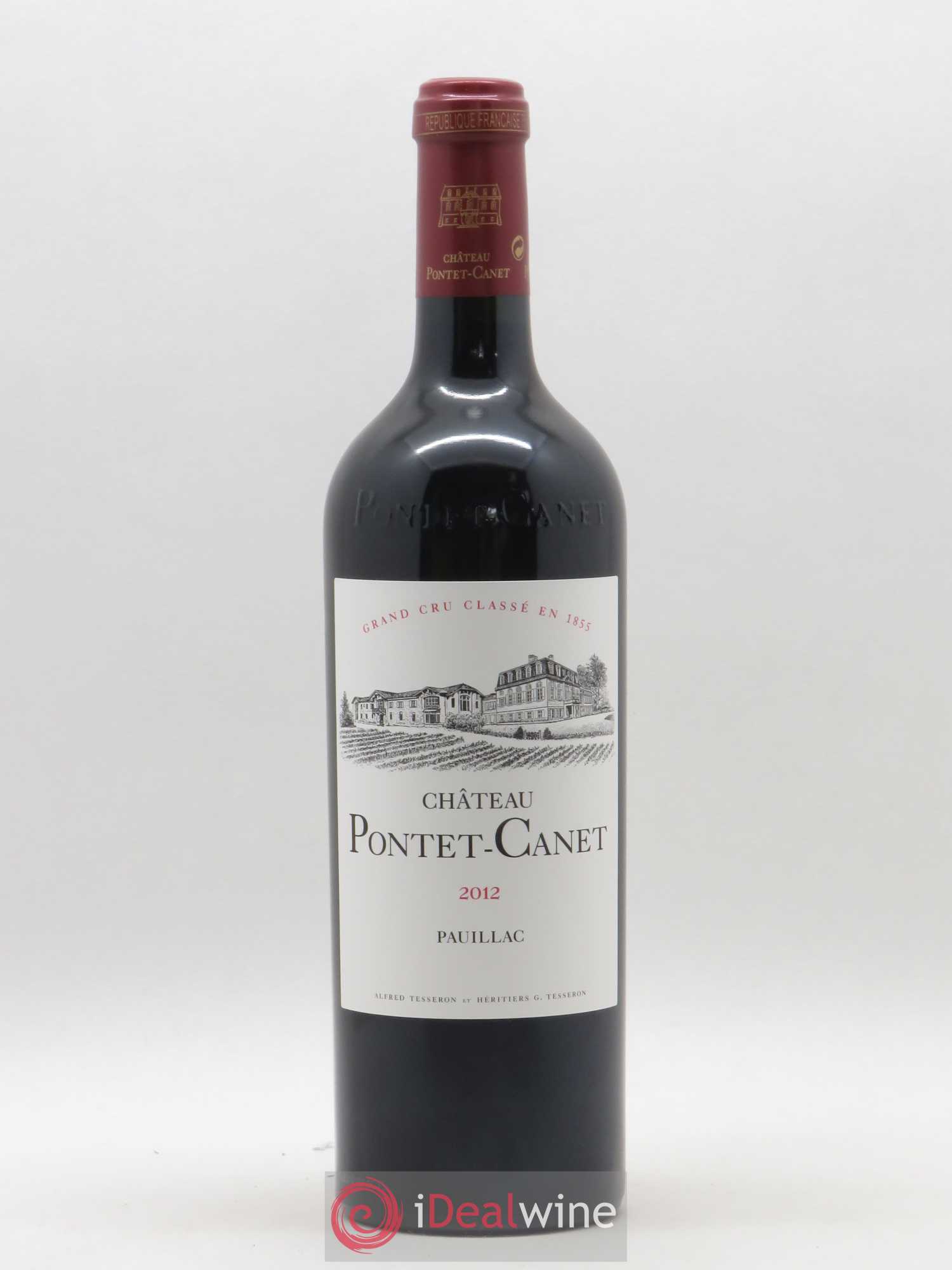 Château Pontet Canet 5ème Grand Cru Classé 2012 - Lot de 1 bouteille - 0