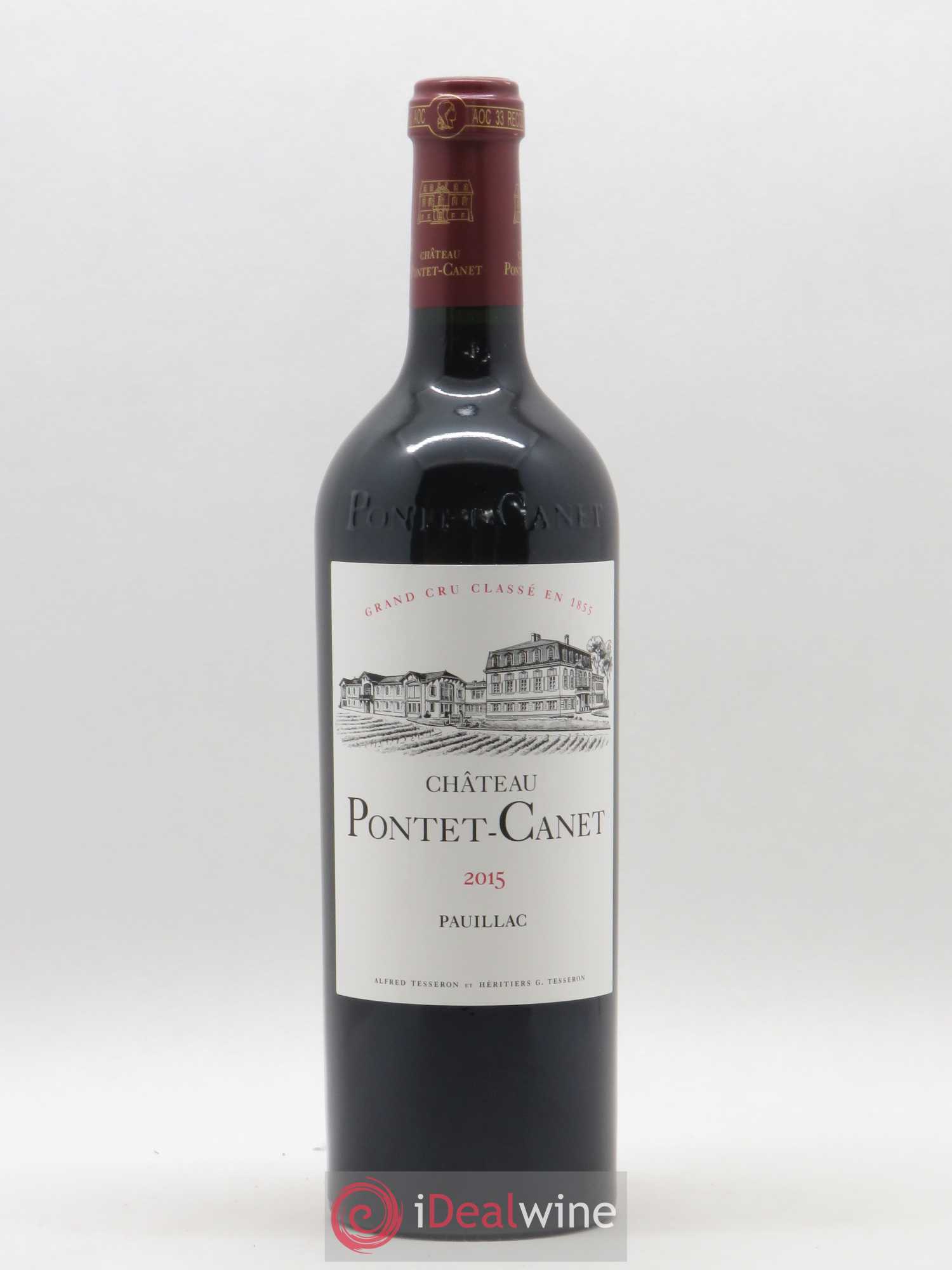 Château Pontet Canet 5ème Grand Cru Classé 2015 - Lot de 1 bouteille - 0