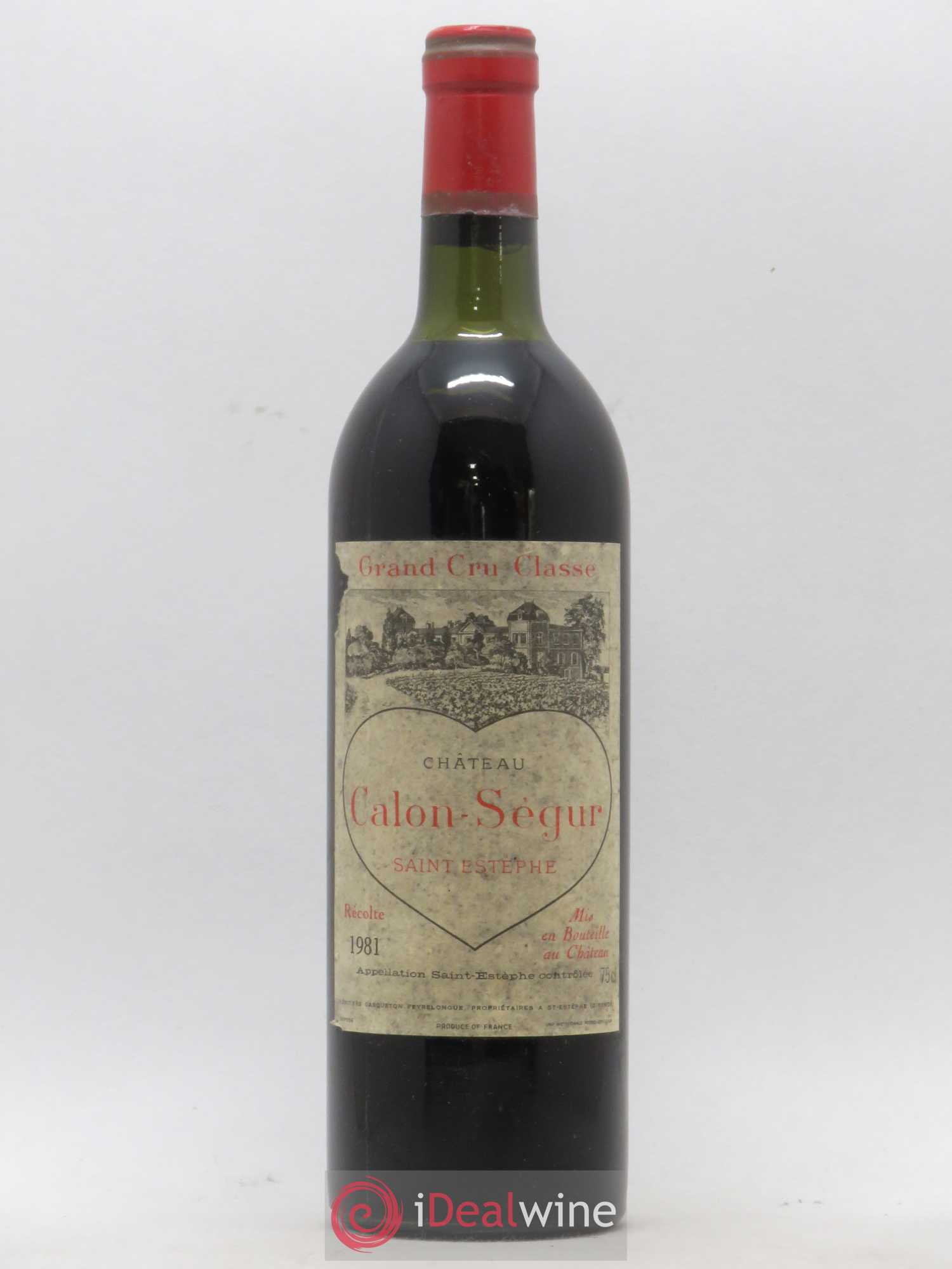 Château Calon Ségur 3ème Grand Cru Classé 1981 - Lot de 1 bouteille - 0