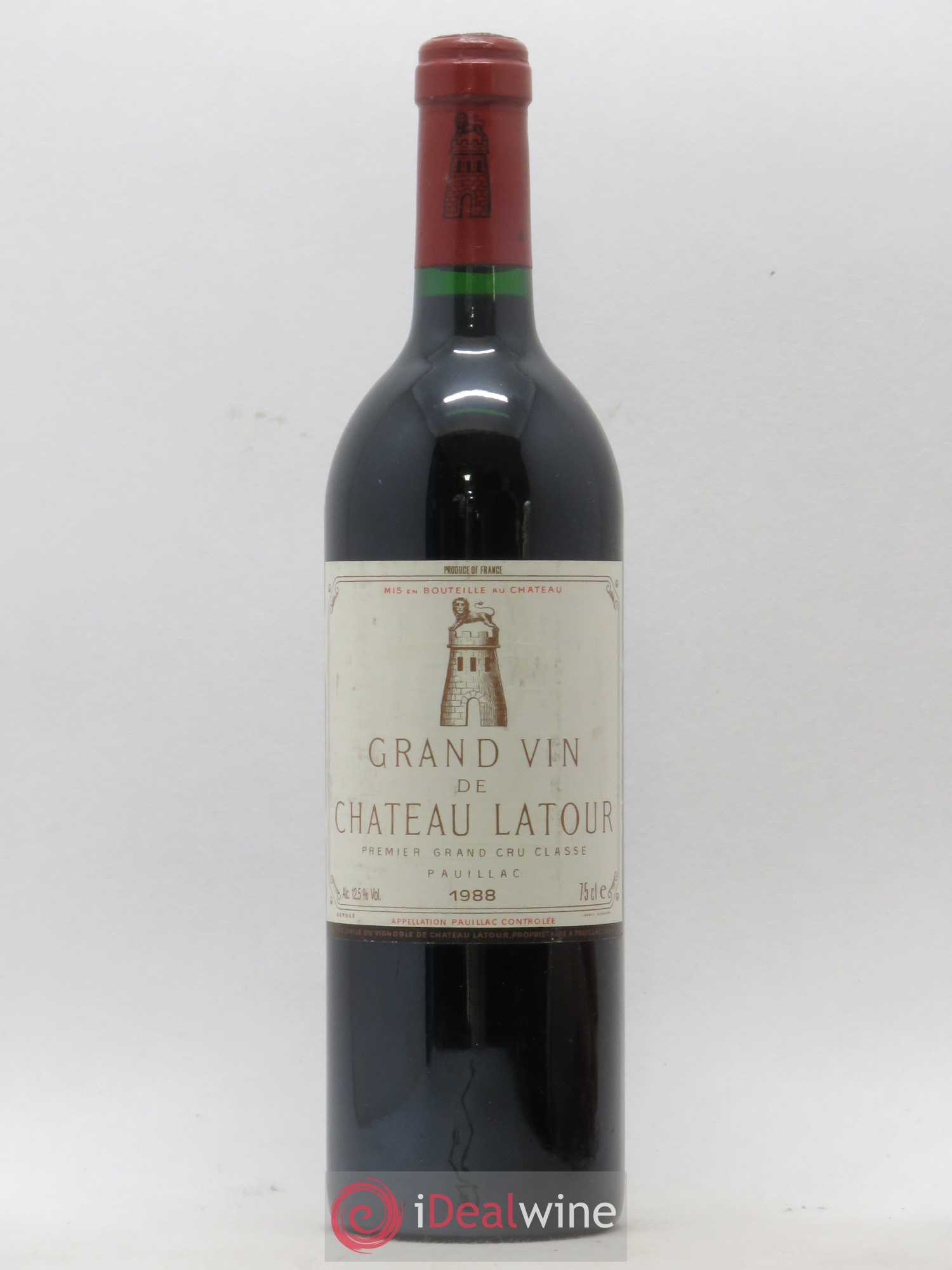 Château Latour 1er Grand Cru Classé 1988 - Lot de 1 bouteille - 0