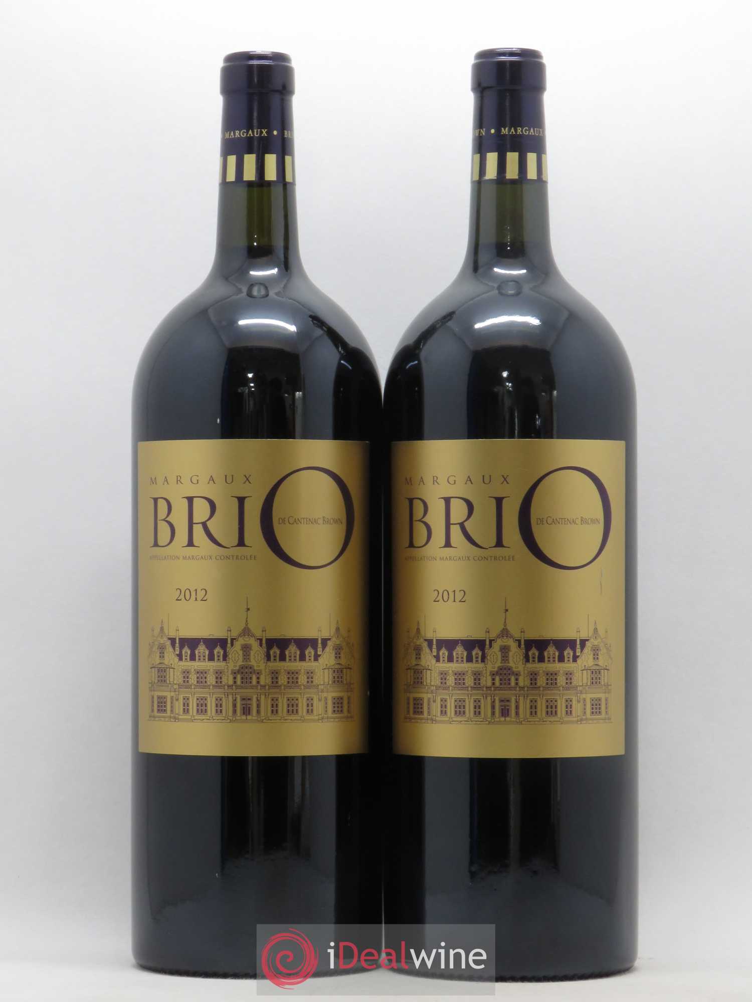 Bordeaux Brio de Cantenac Brown 2012 - Posten von 2 Magnum - 0