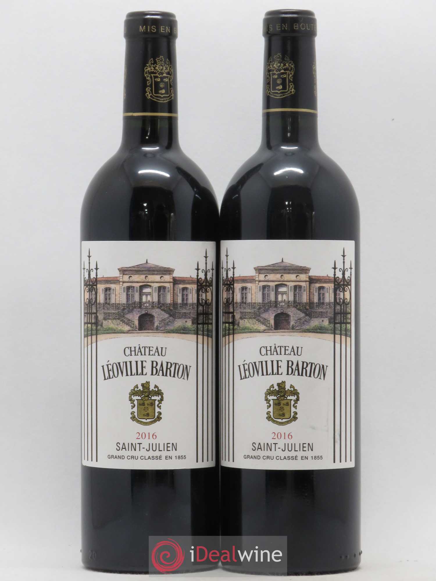 Château Léoville Barton 2ème Grand Cru Classé 2016 - Lot de 2 bouteilles - 0