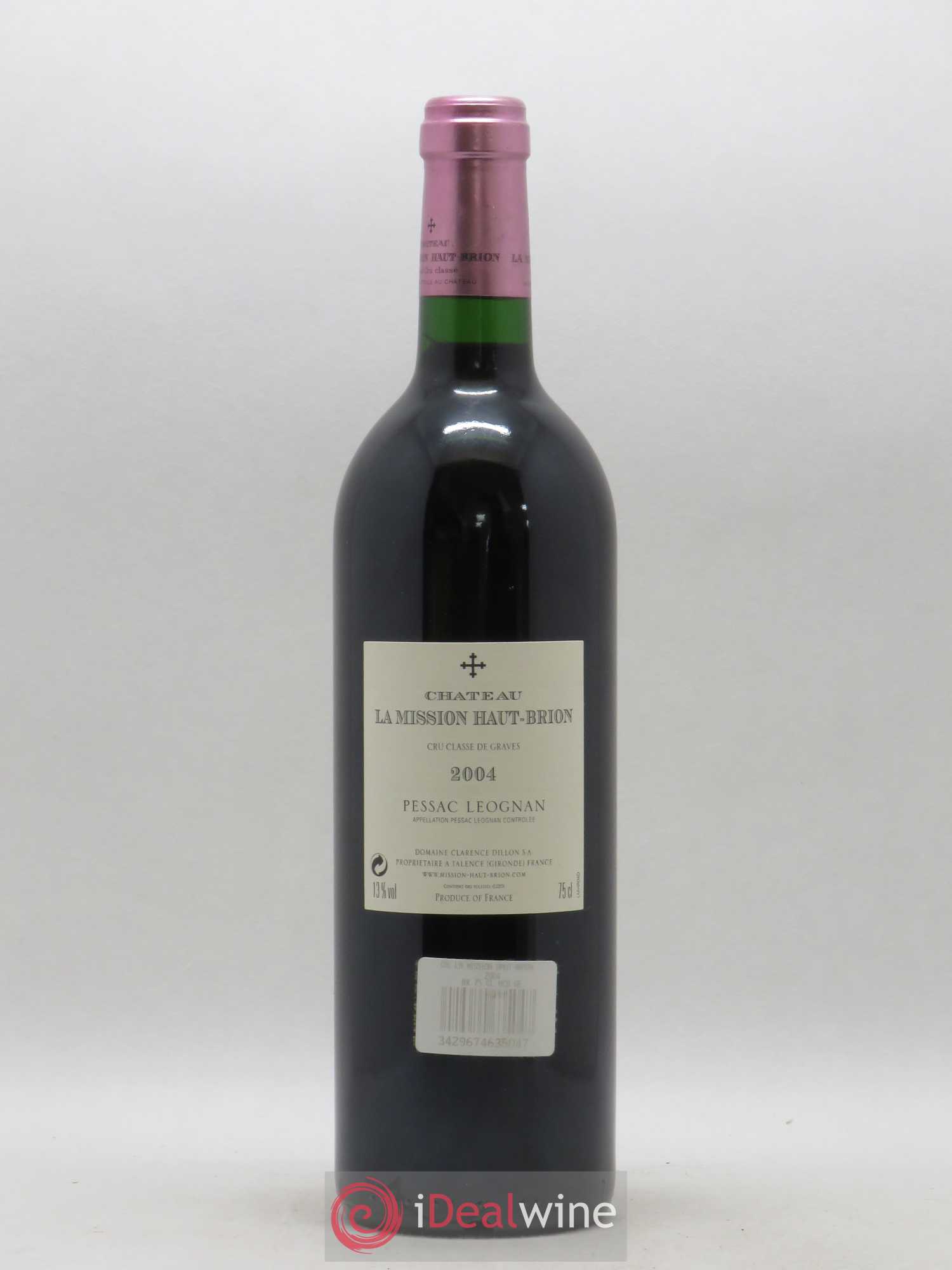 Château la Mission Haut-Brion Cru Classé de Graves 2004 - Lot de 1 bouteille - 1