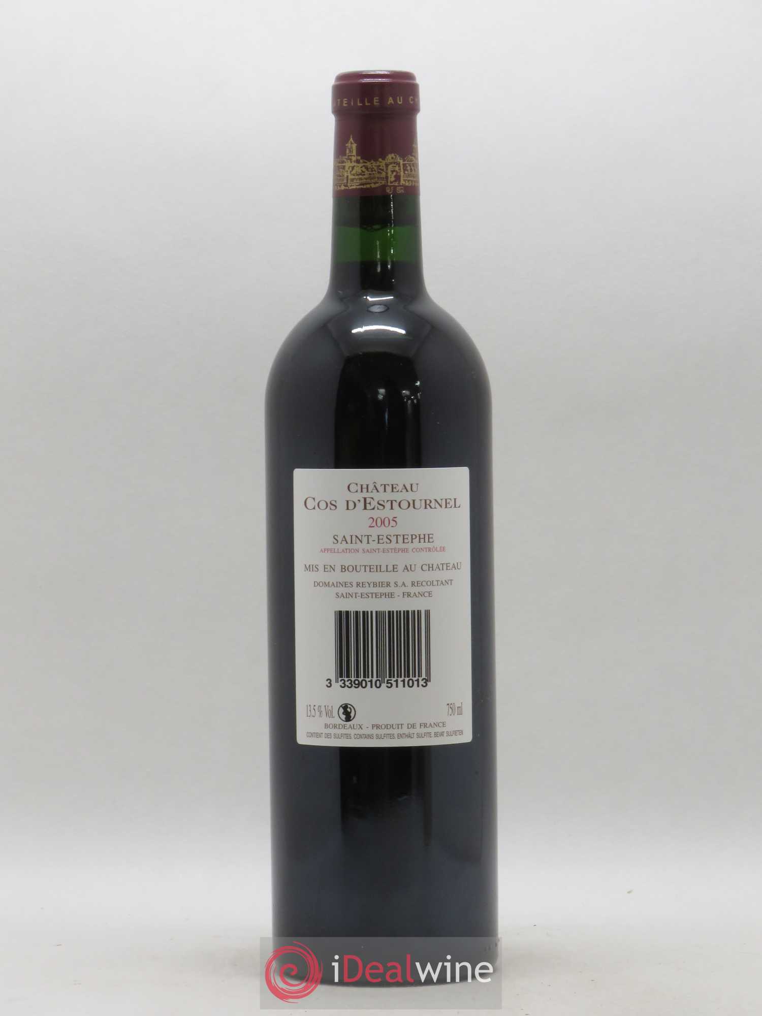 Cos d'Estournel 2ème Grand Cru Classé 2005 - Lot de 1 bouteille - 1