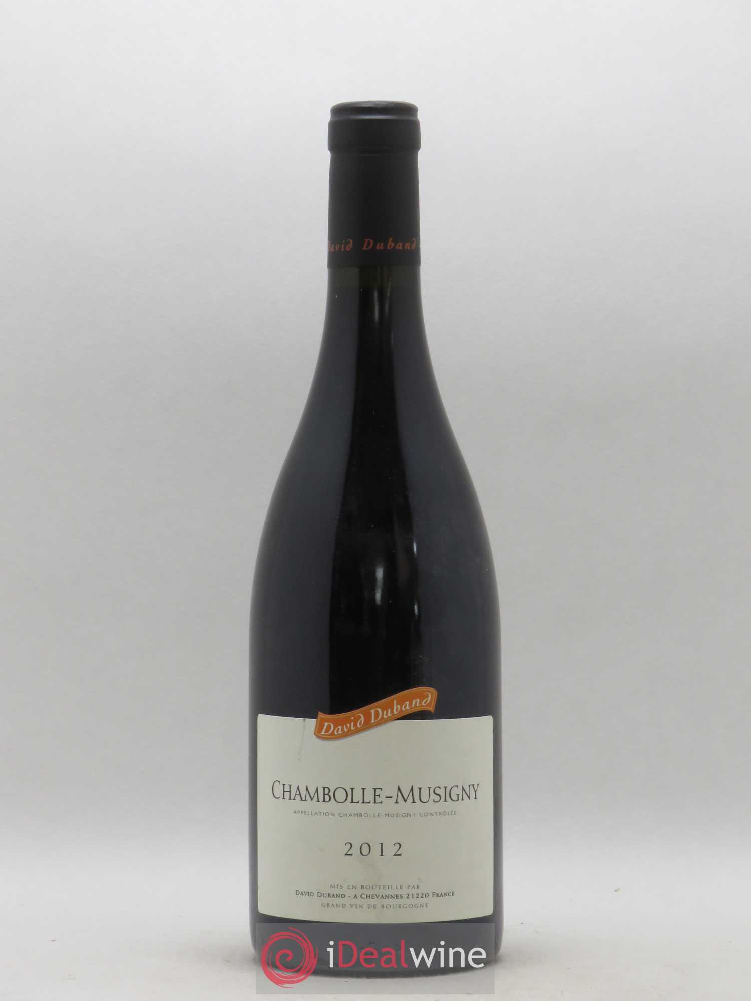 Chambolle-Musigny David Duband (Domaine) 2012 - Lot de 1 bouteille - 0
