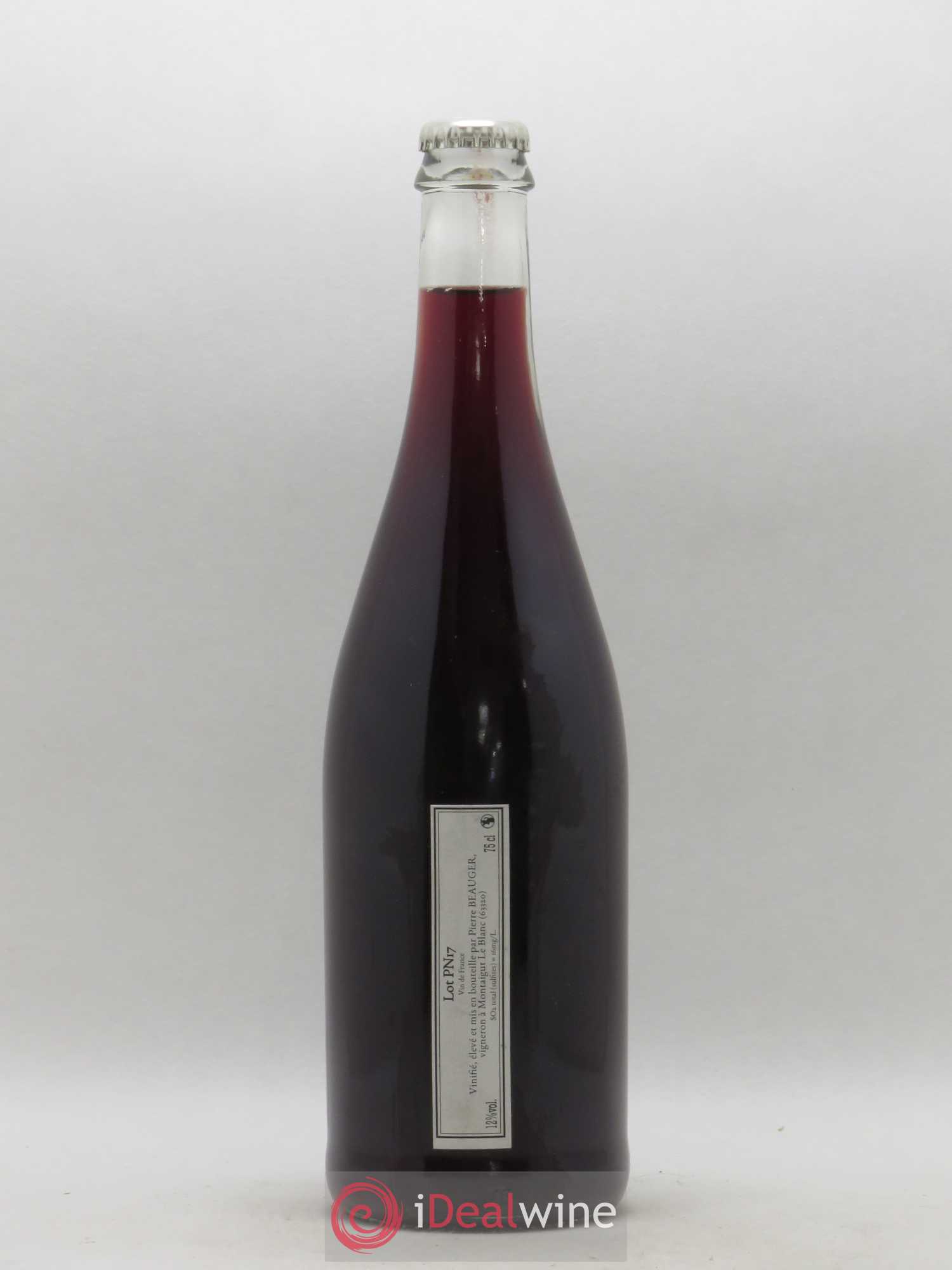 Vin de France Pinot noir Pierre Beauger 2017 - Lot de 1 bouteille - 0
