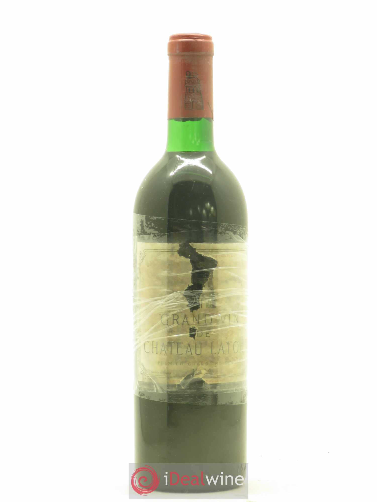 Château Latour 1er Grand Cru Classé 1974 - Lot de 1 bouteille - 0