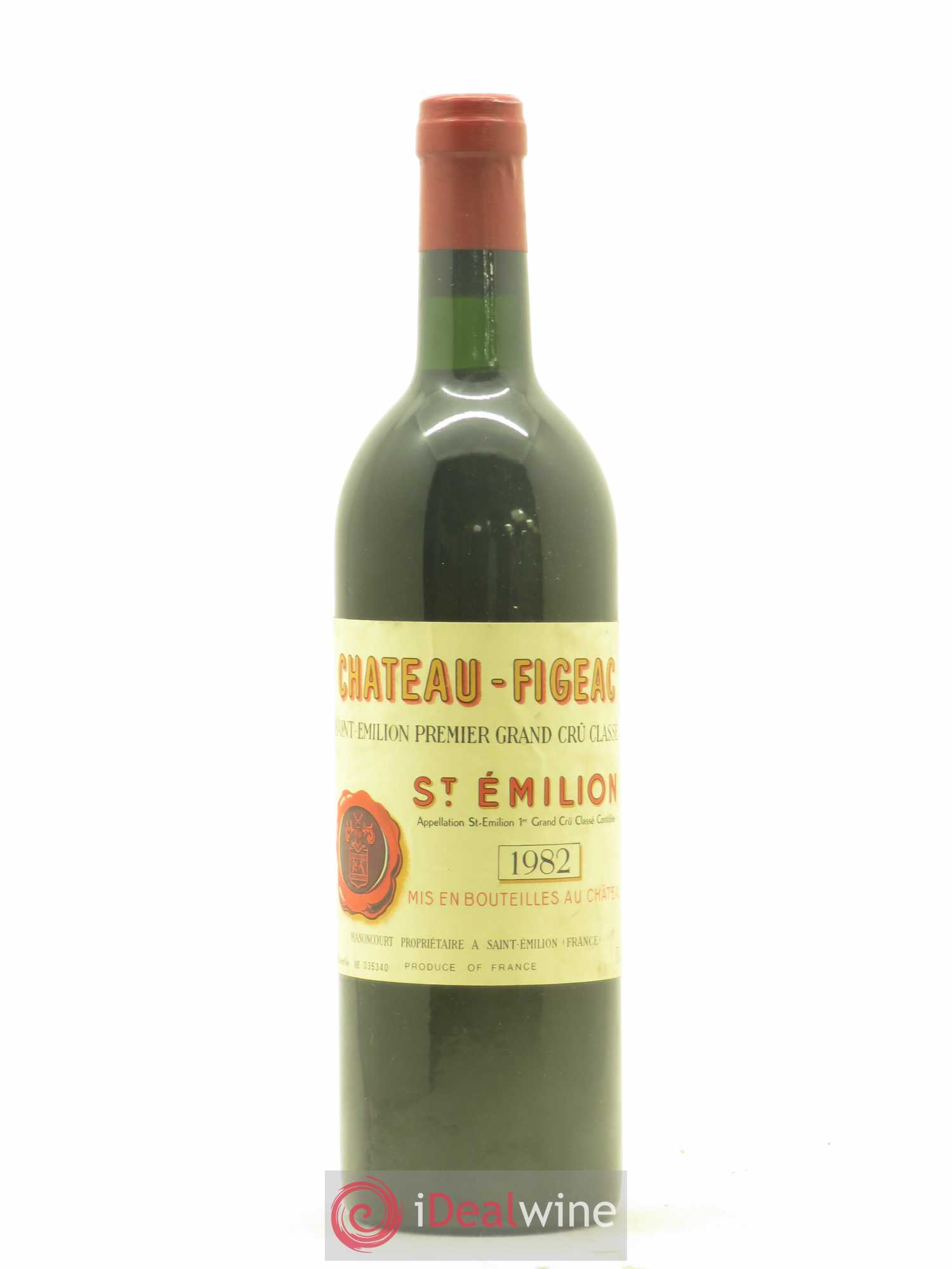 Château Figeac 1er Grand Cru Classé A 1982 - Lot de 1 bouteille - 0