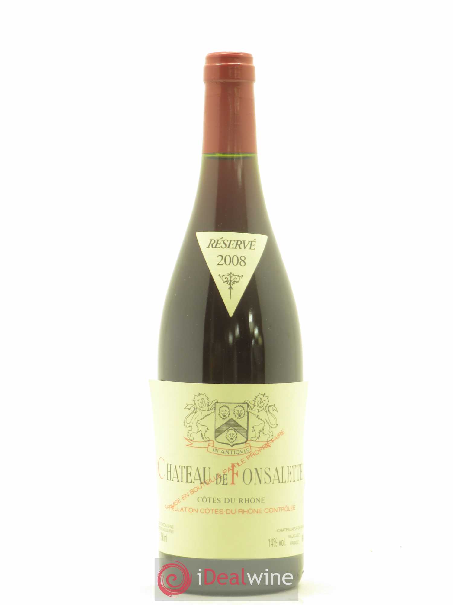Côtes-du-Rhône Château de Fonsalette Emmanuel Reynaud 2008 - Lot de 1 bouteille - 0