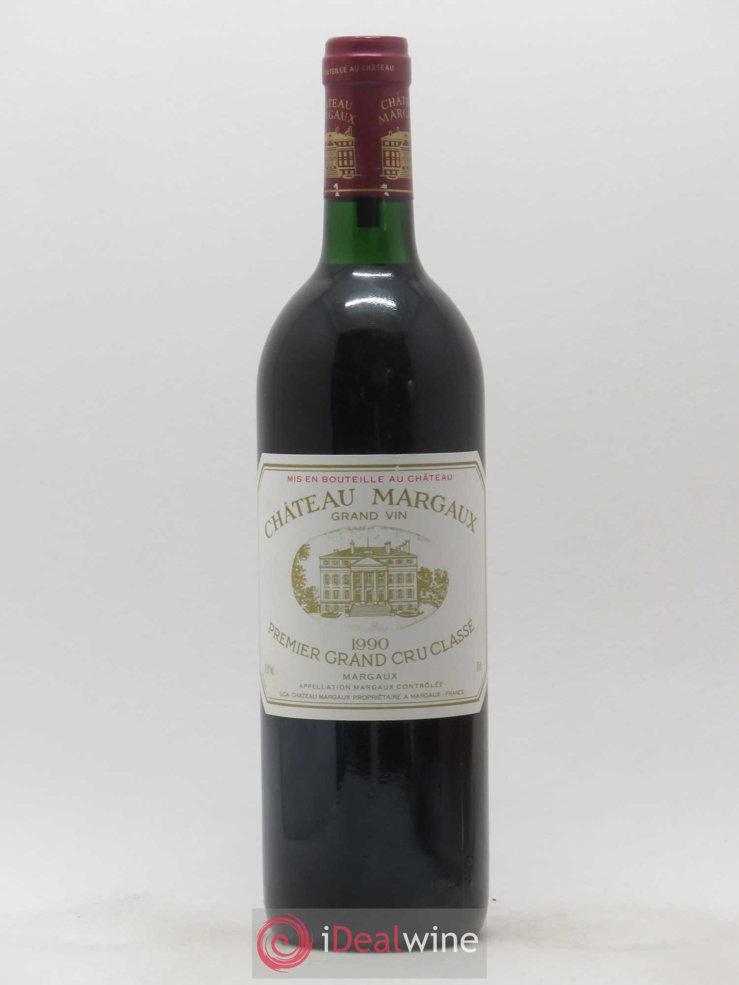 Château Margaux 1er Grand Cru Classé 1990 - Lot de 1 bouteille - 0