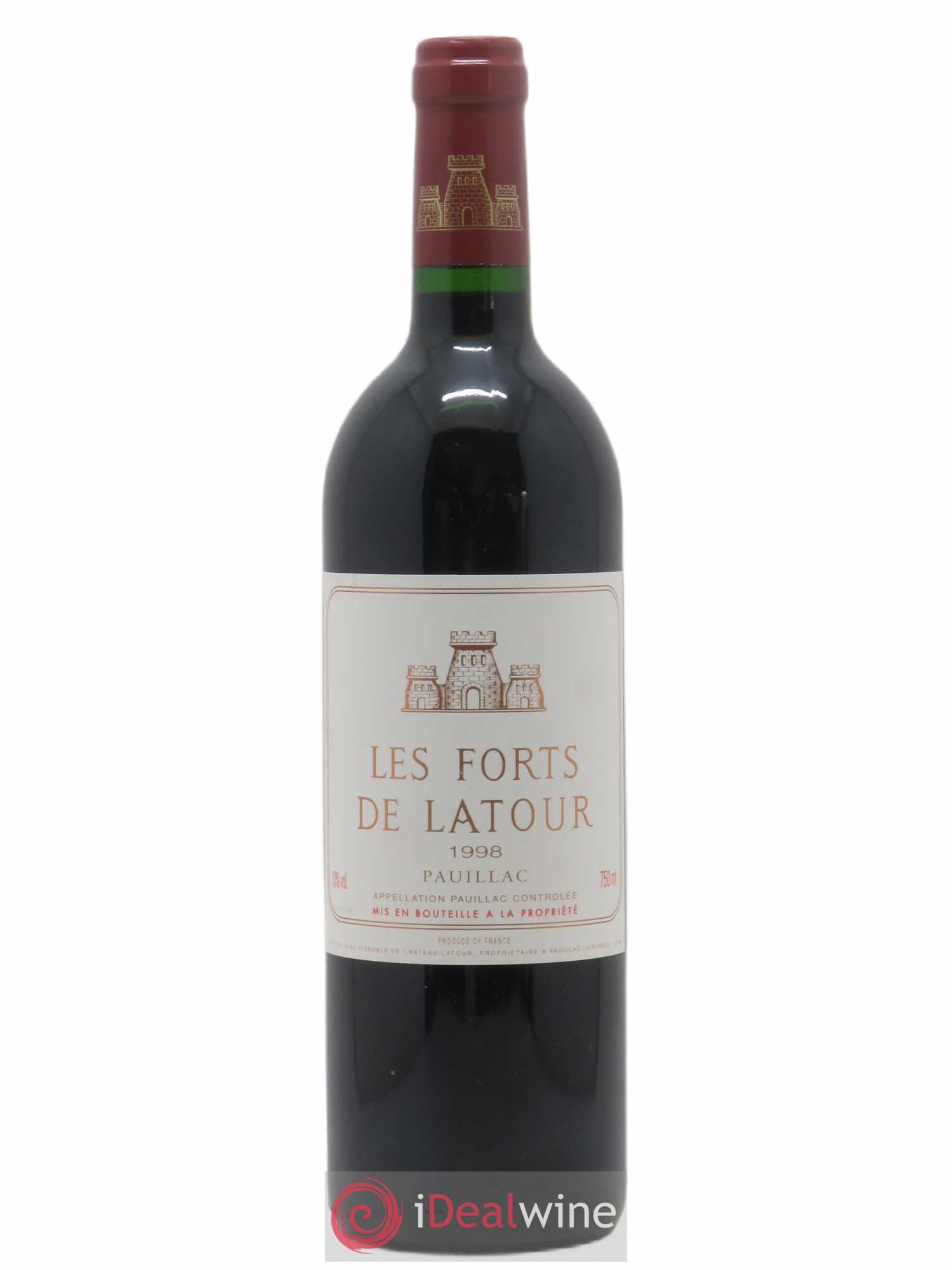 Les Forts de Latour Second Vin 1998 - Lot de 1 bouteille - 0