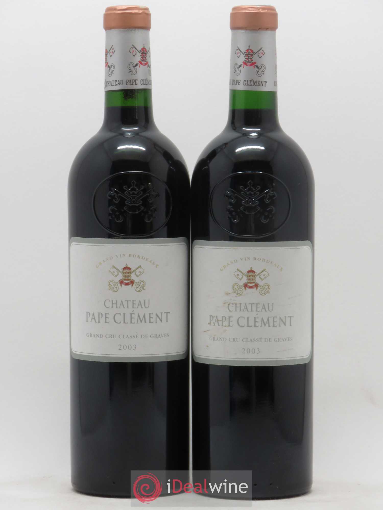Château Pape Clément Cru Classé de Graves 2003 - Lot de 2 bouteilles - 0