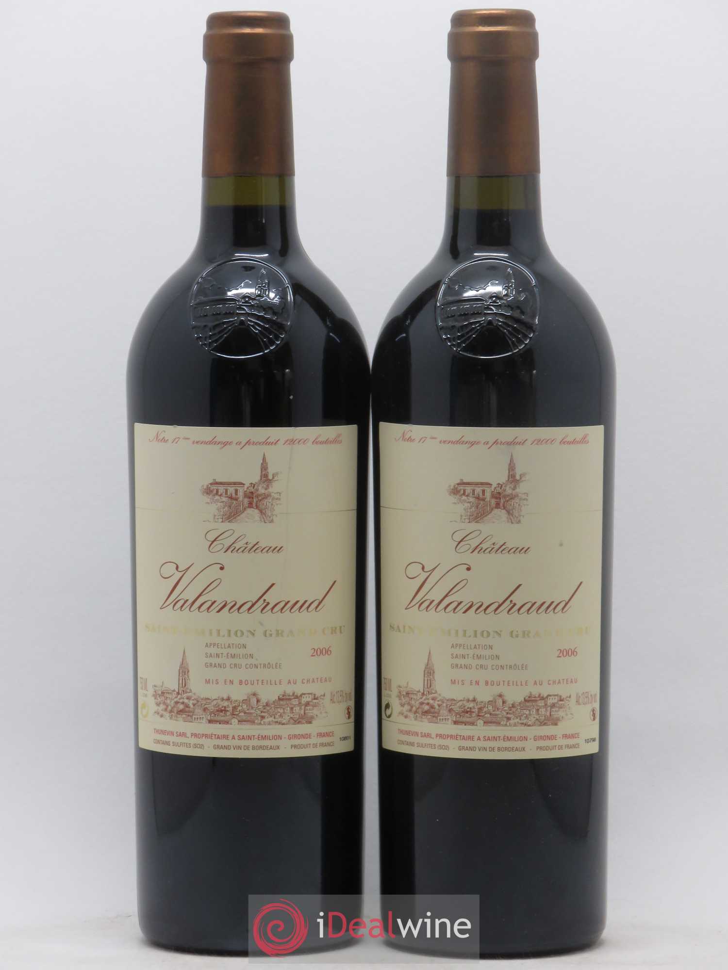 Château de Valandraud 2006 - Lot de 2 bouteilles - 0