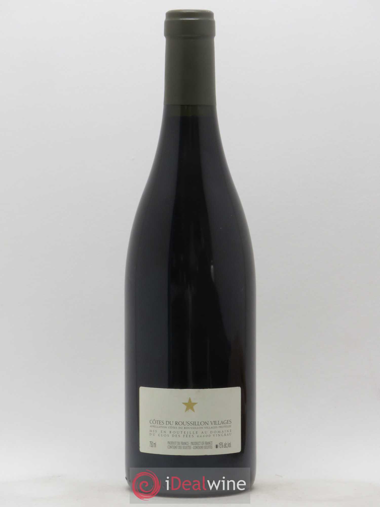 Côtes du Roussillon Villages Clos des Fées Hervé Bizeul 2015 - Lot de 1 bouteille - 1