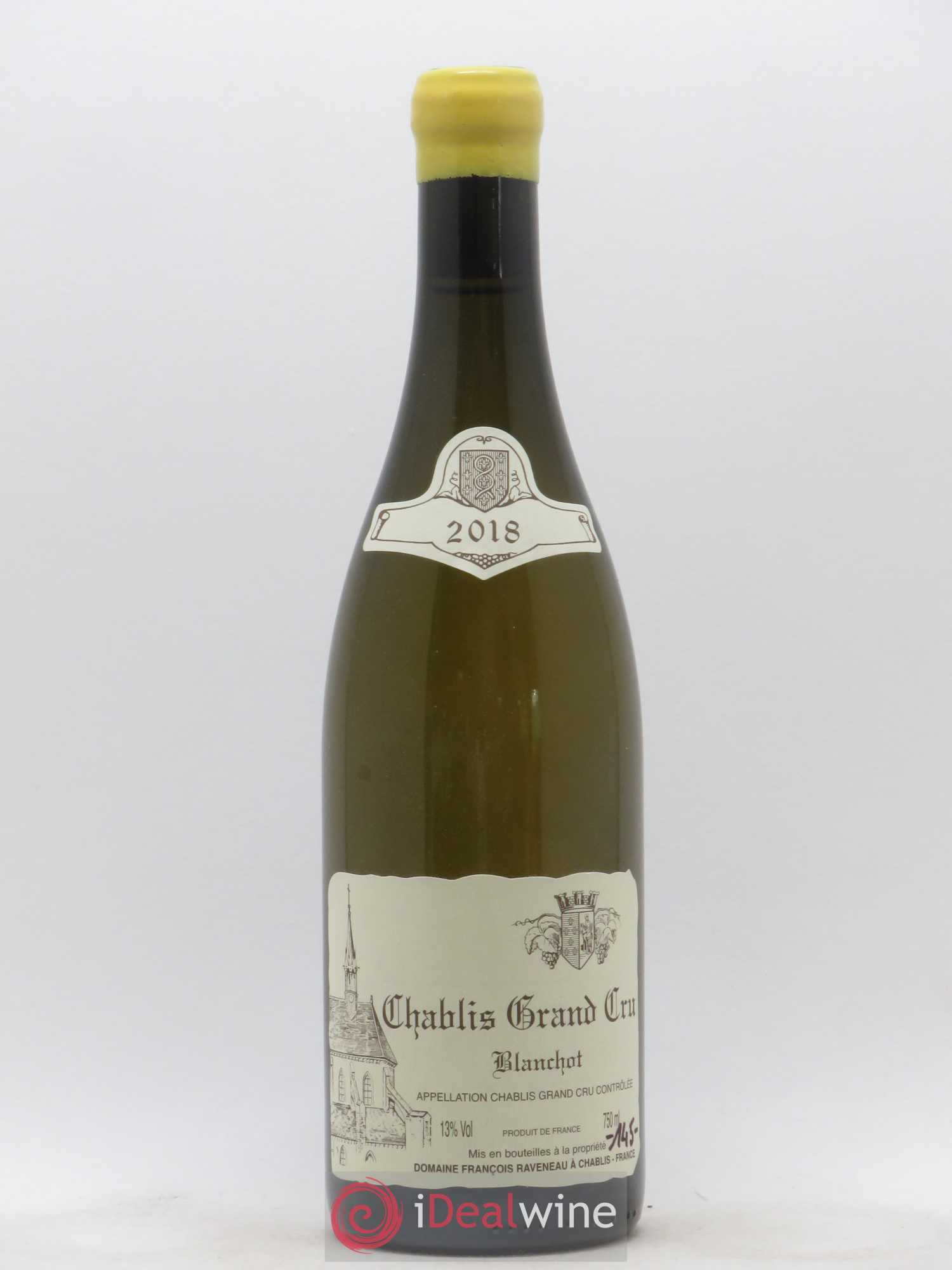 Chablis Grand Cru Blanchot Raveneau (Domaine) 2018 - Lot de 1 bouteille - 0