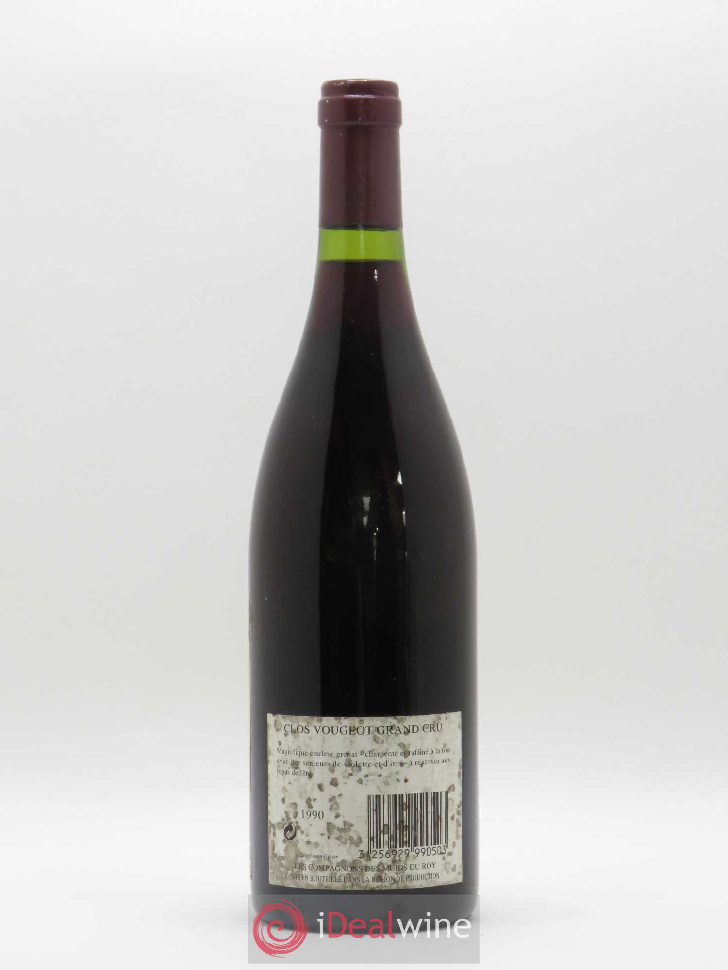 Clos de Vougeot Grand Cru Henri Rebourseau (Domaine) 1990 - Lot de 1 bouteille - 1