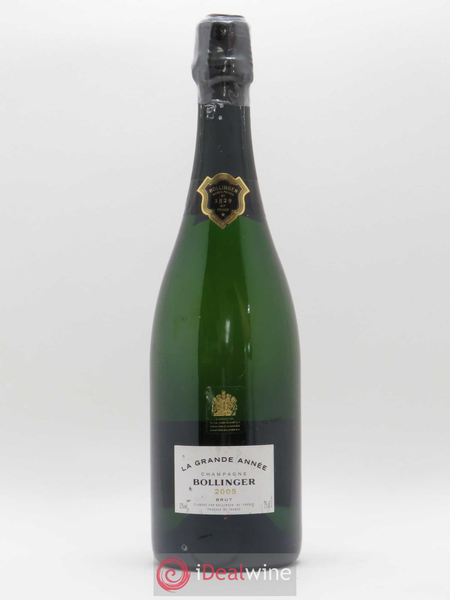La Grande Année Brut Bollinger 2005 - Lot de 1 bouteille - 0