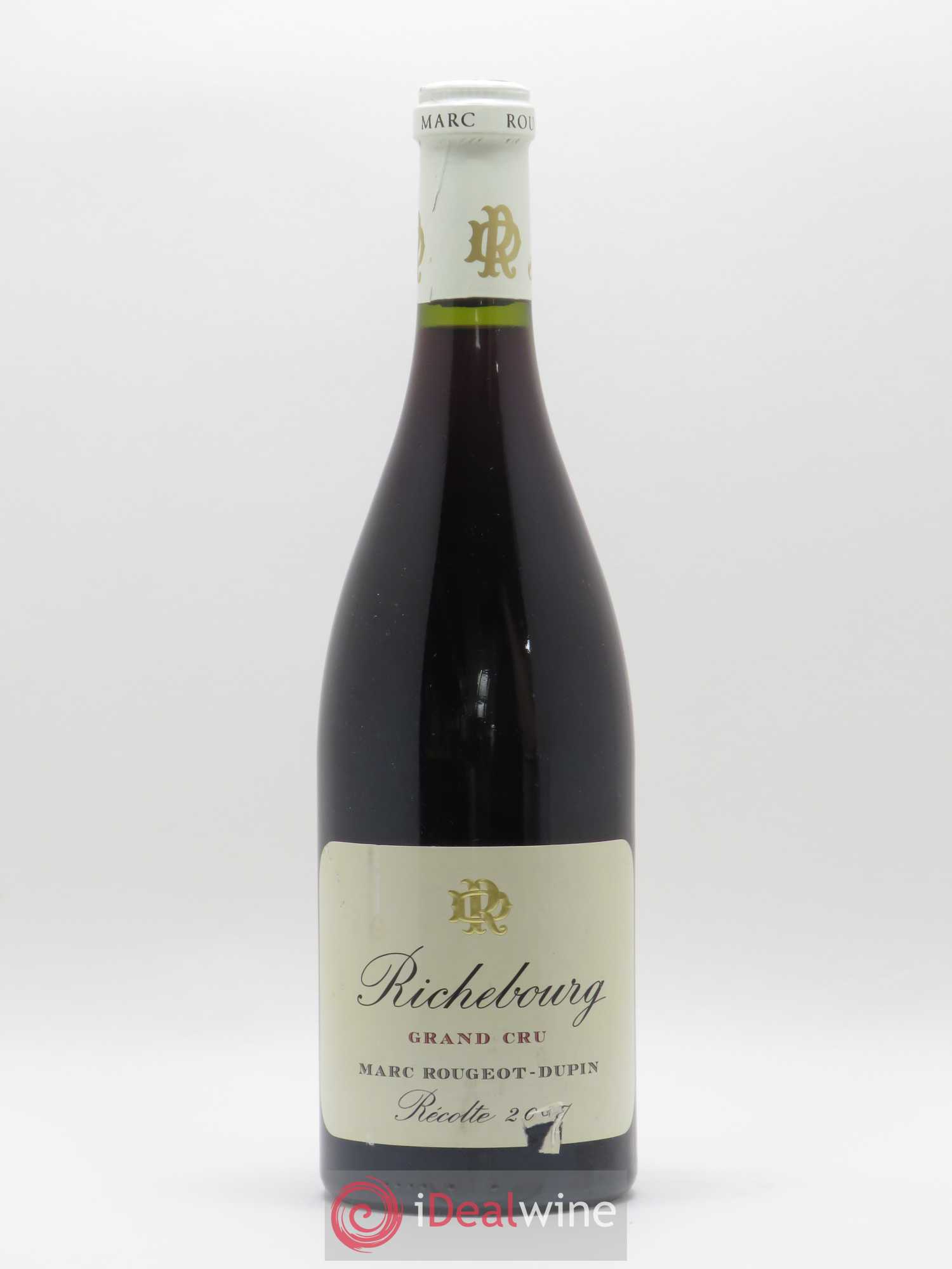 Richebourg Grand Cru Marc Rougeot-Dupin 2007 - Lot de 1 bouteille - 0