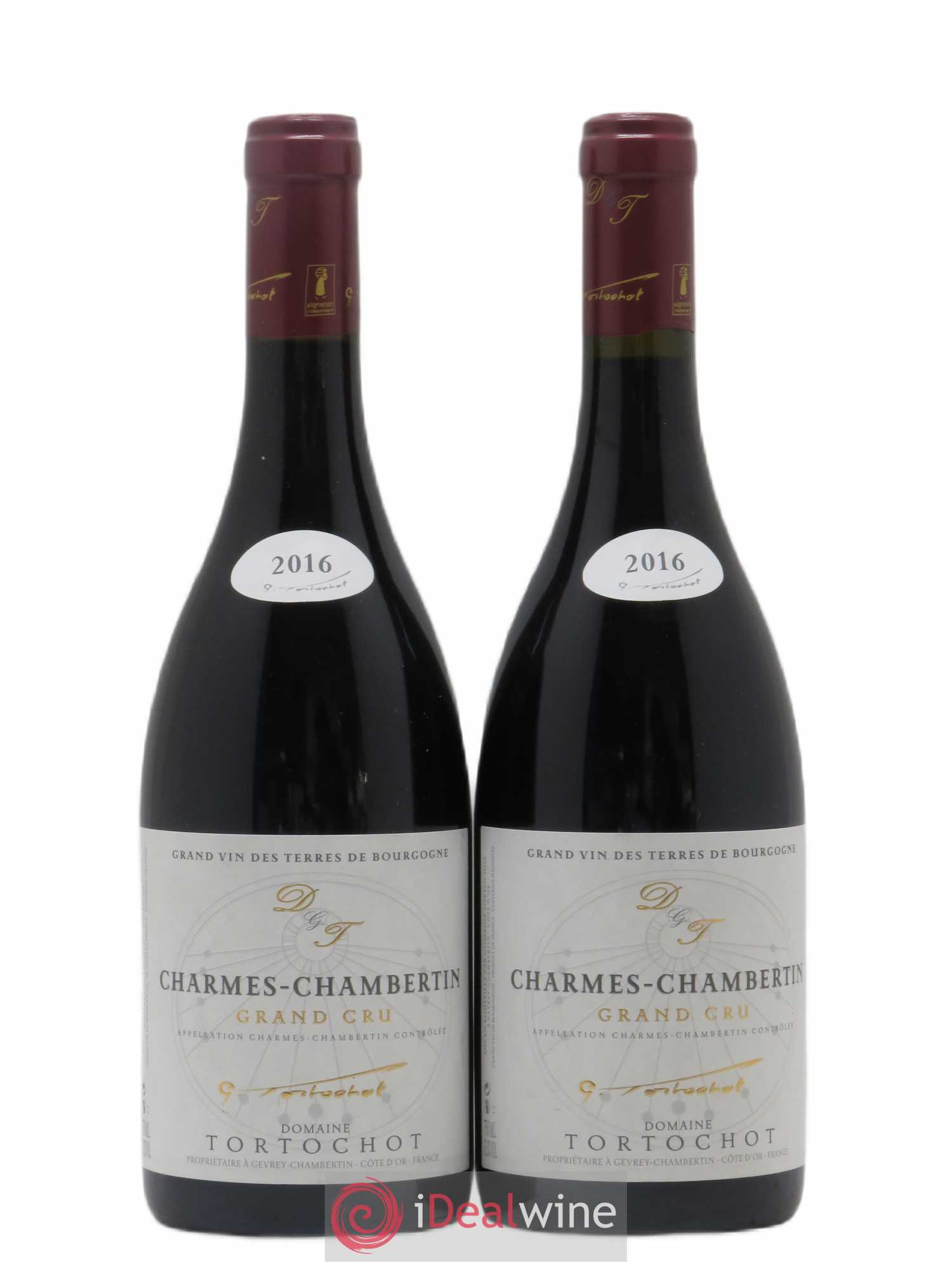 Charmes-Chambertin Grand Cru Tortochot (Domaine) 2016 - Lot de 2 bouteilles - 0