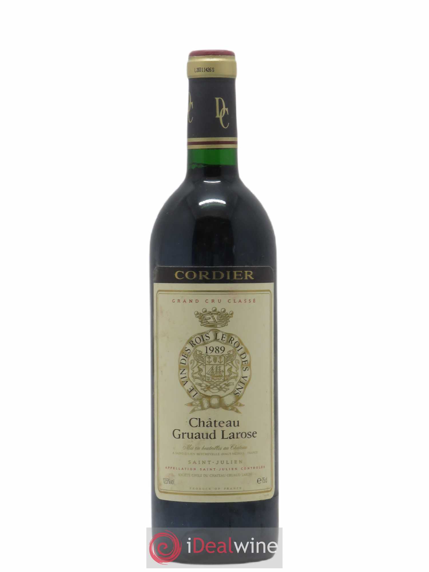 Château Gruaud Larose 2ème Grand Cru Classé 1989 - Lot de 1 bouteille - 0